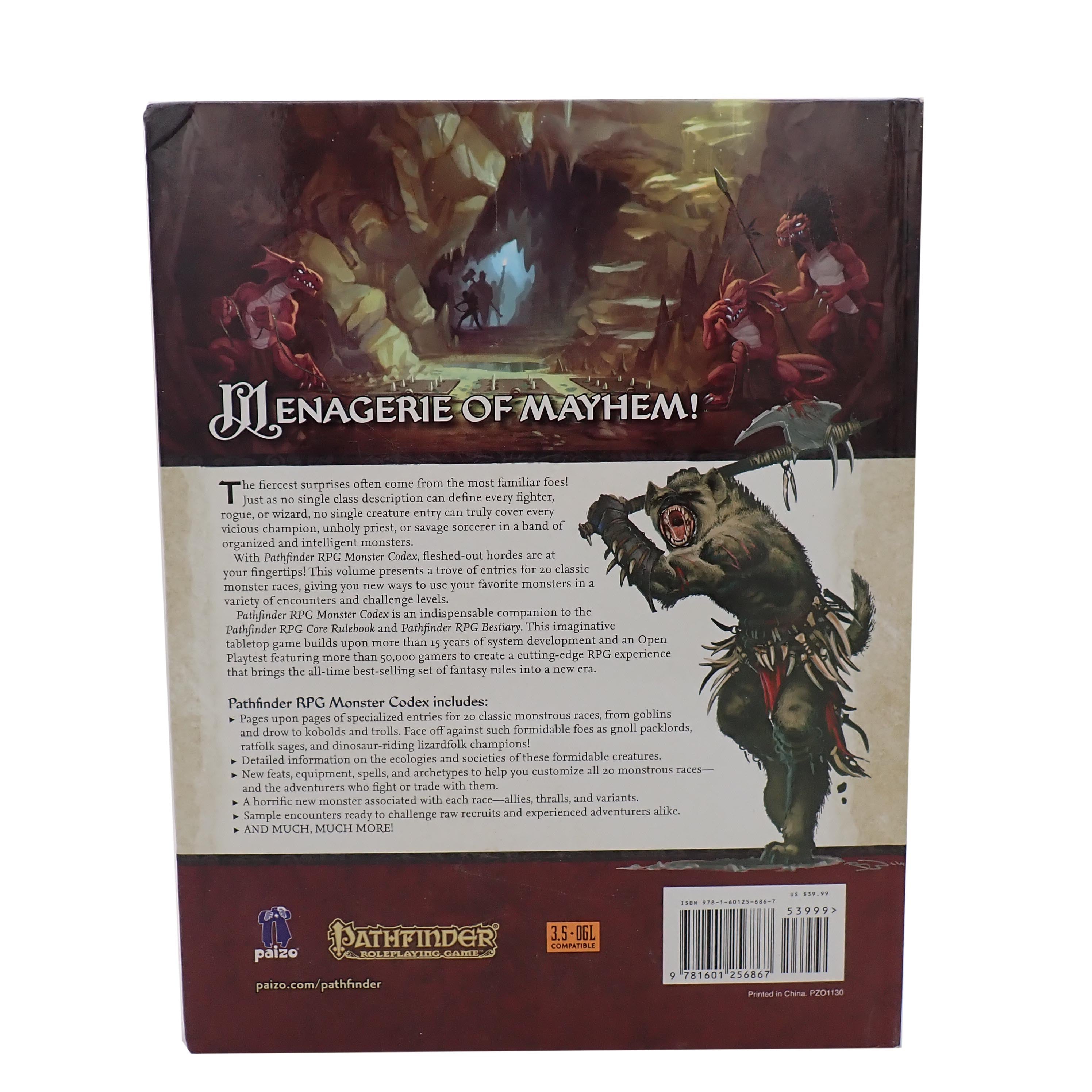 Monster Codex - Pathfinder [Pre-Owned]