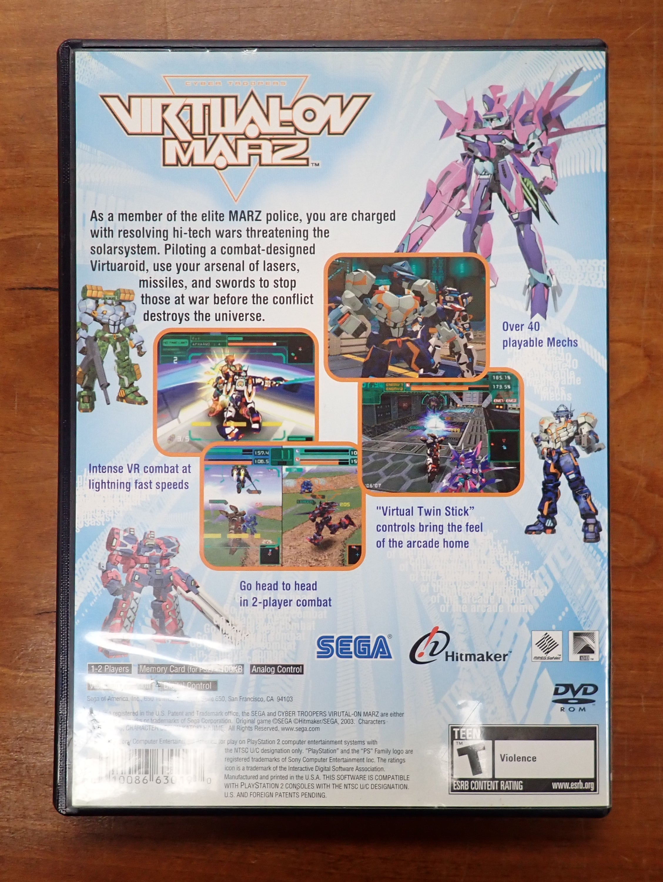 Virtual on Marz - PS2