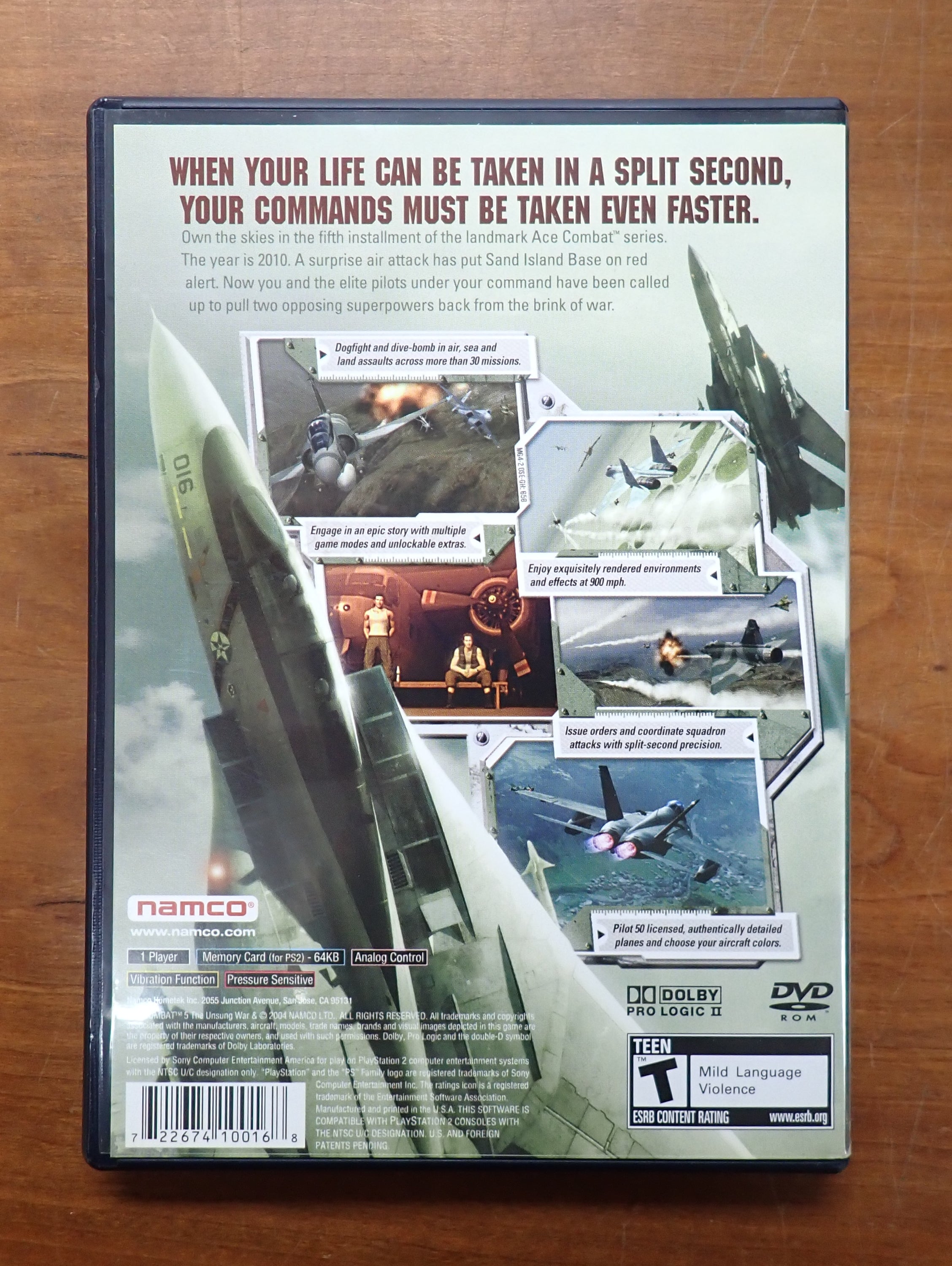 Ace Combat 5: The Unsung War - PS2