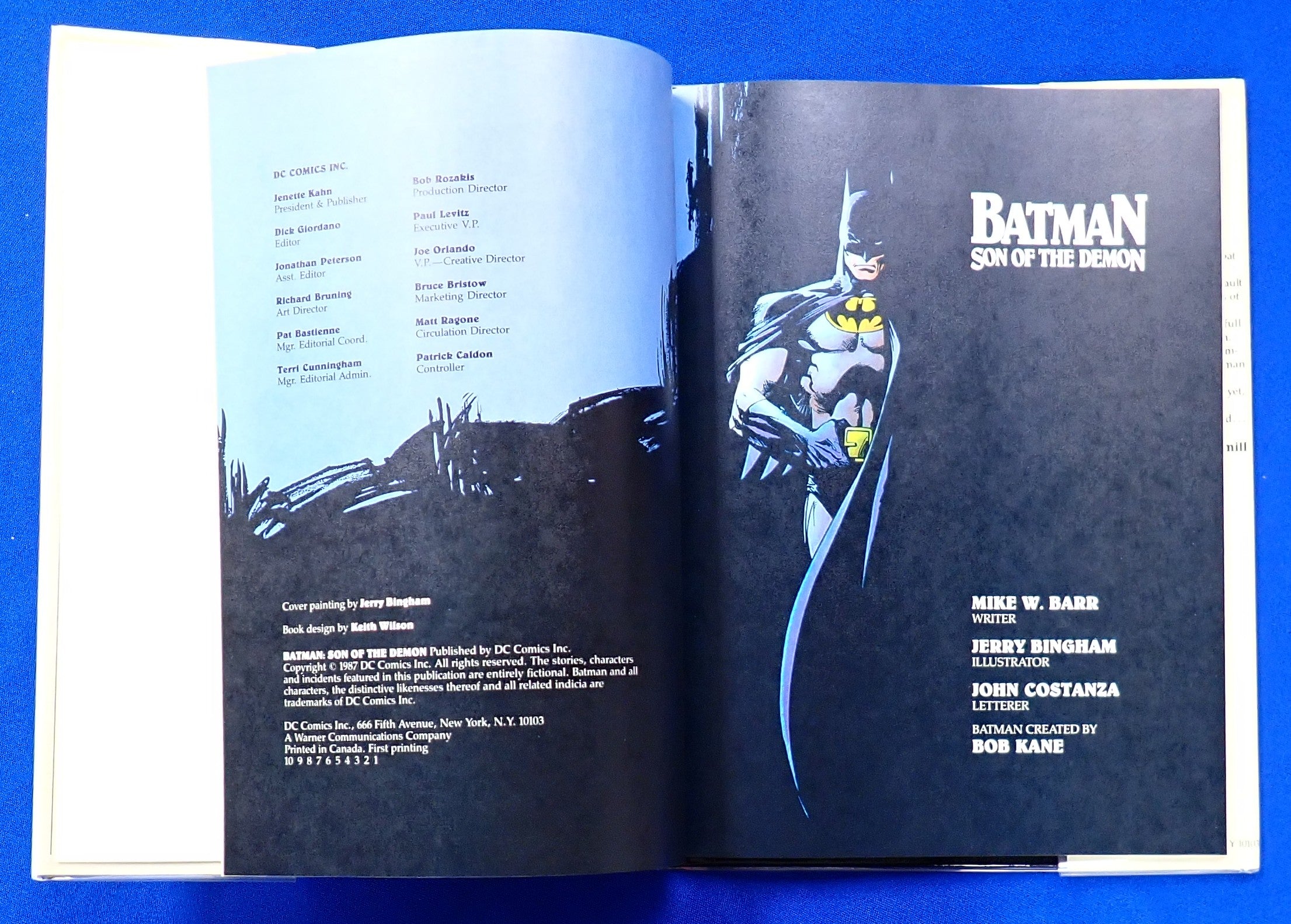 Batman: Son of the Demon 1st Print- DOUBLE SIGNED Hardcover (Pre-Owned)
