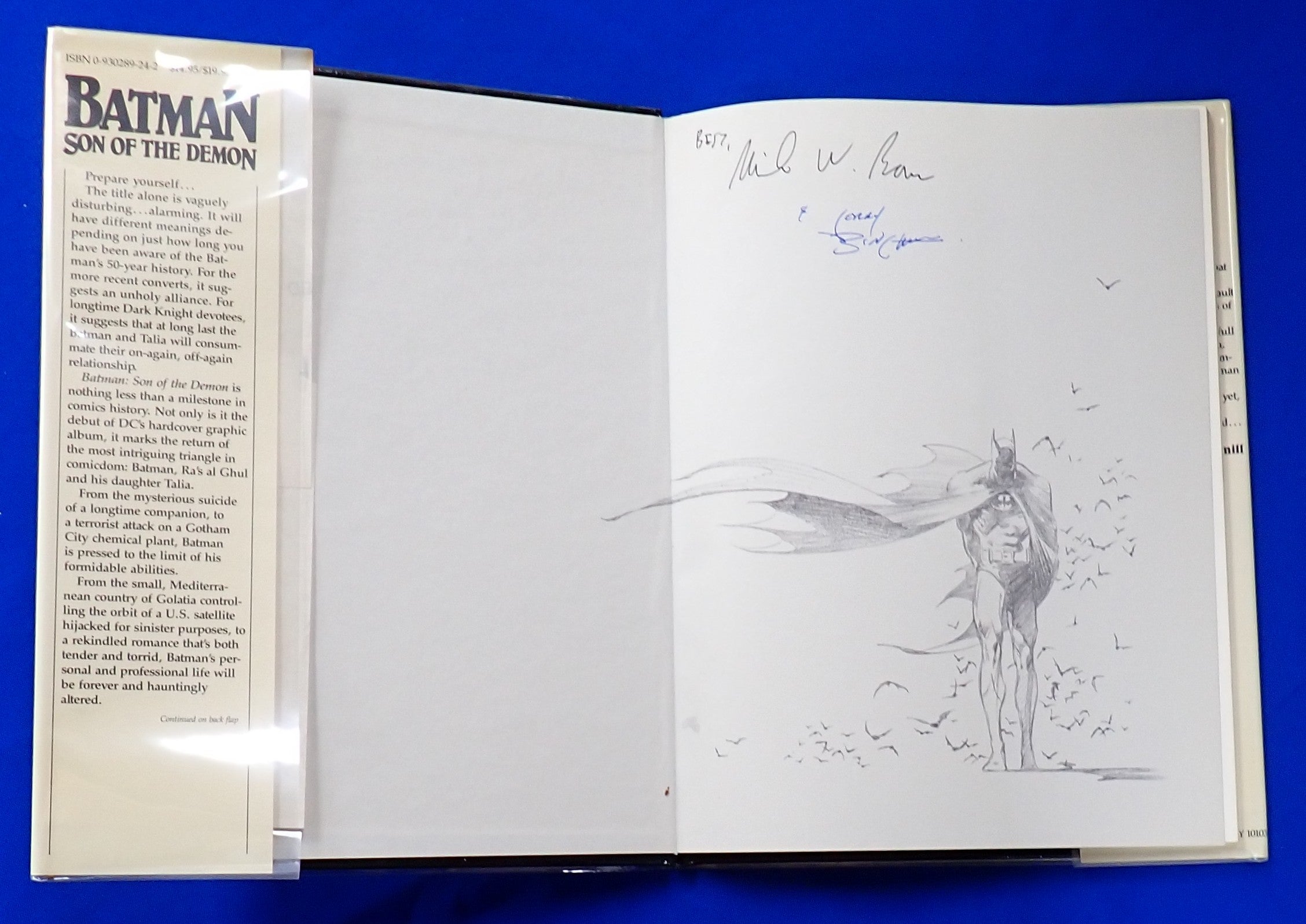Batman: Son of the Demon 1st Print- DOUBLE SIGNED Hardcover (Pre-Owned)