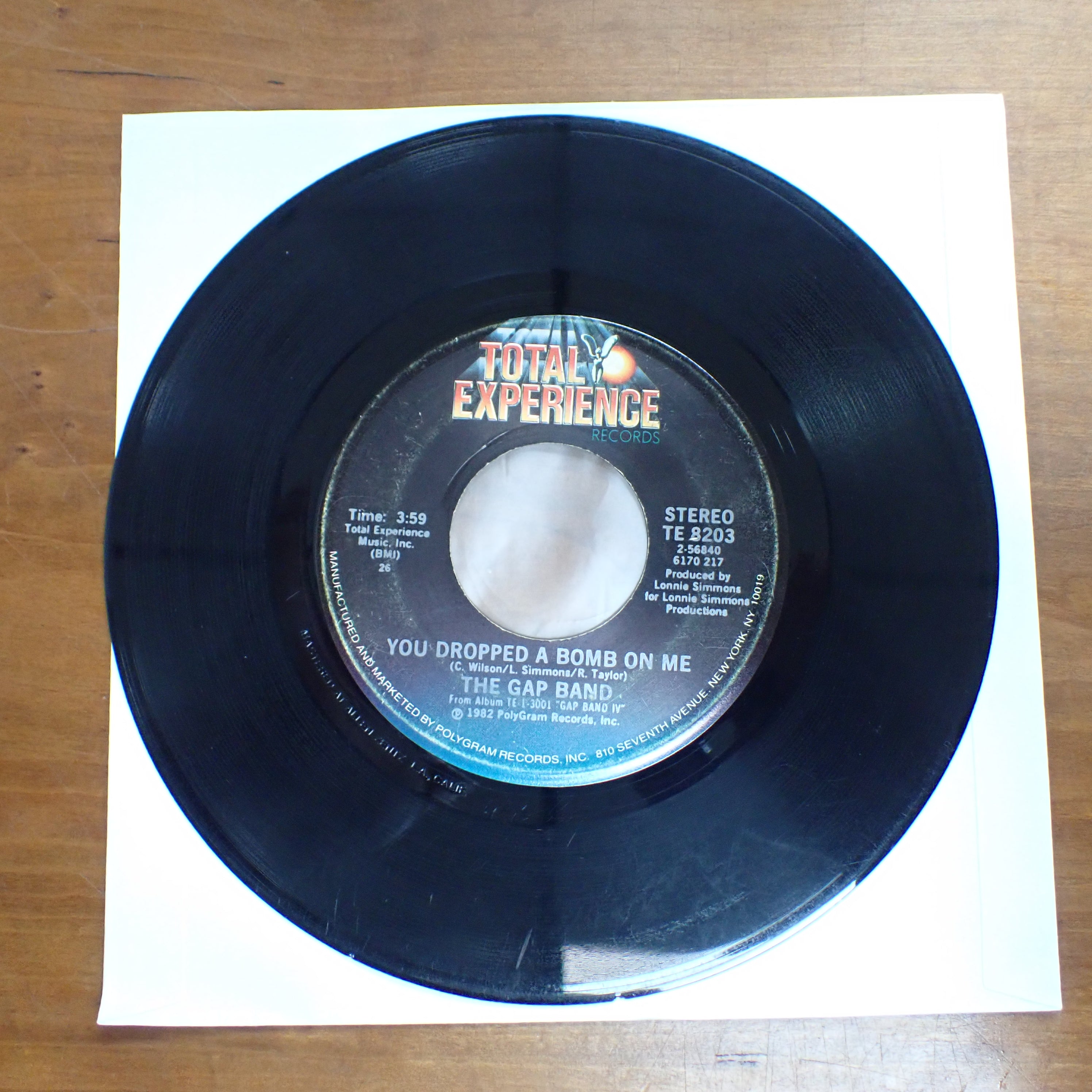 The Gap Band - You Dropped a Bomb on Me/Lonely Like Me