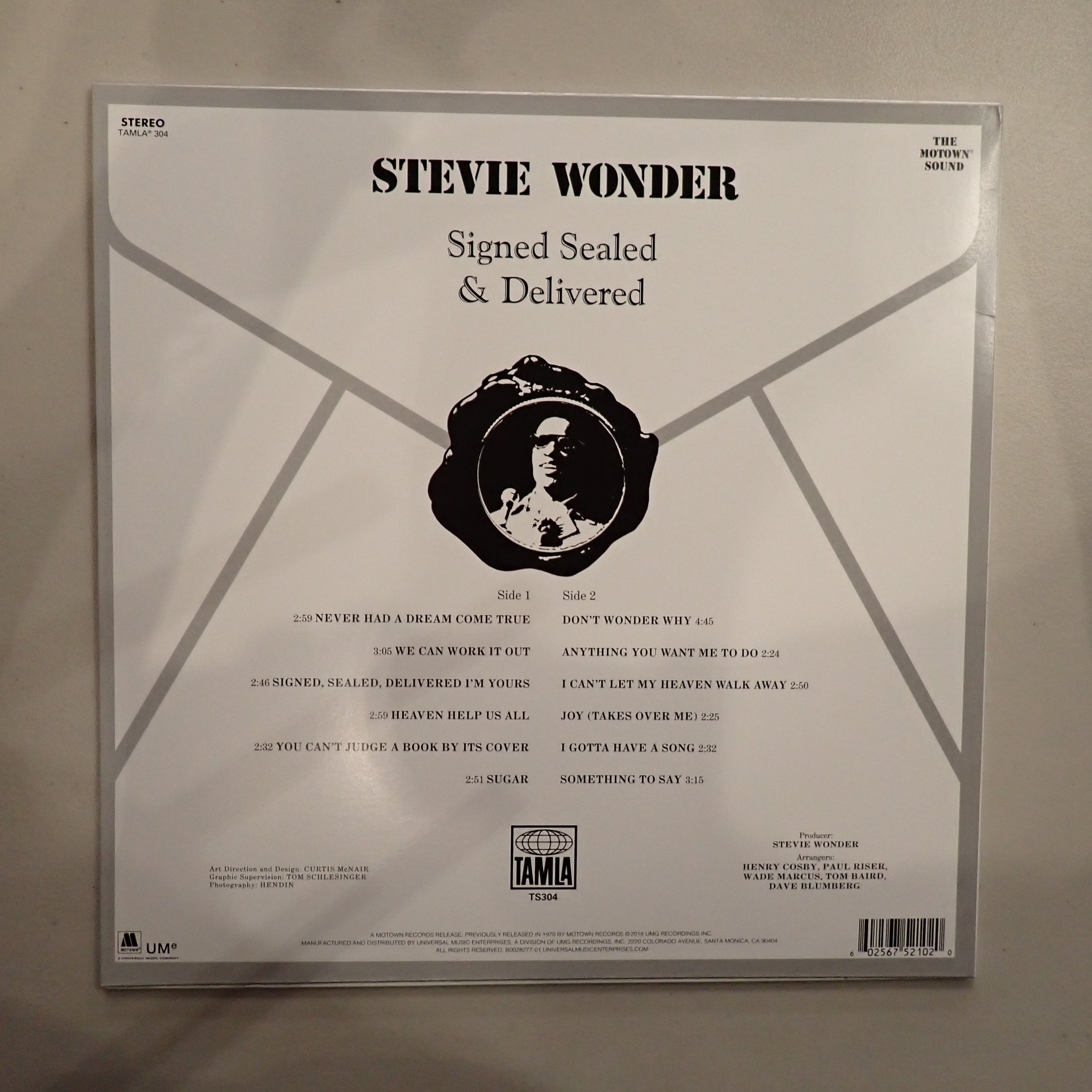 Stevie Wonder - Signed Sealed & Delivered