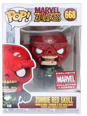 Zombie Red Skull - POP! #668