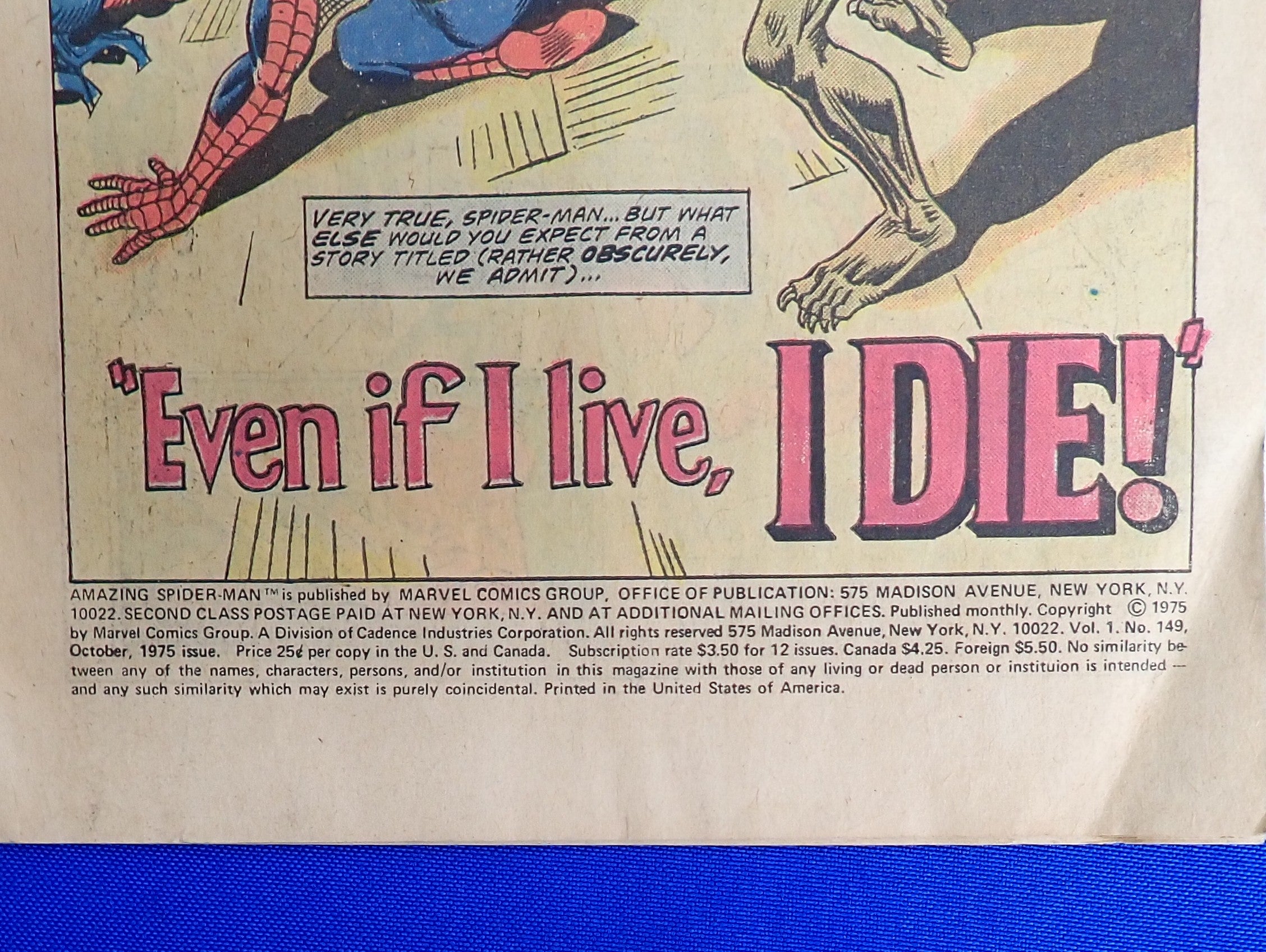 Amazing Spider-Man #149 (1975) - GD/VG (2.5-3.0) - 1st Clone of Peter Parker