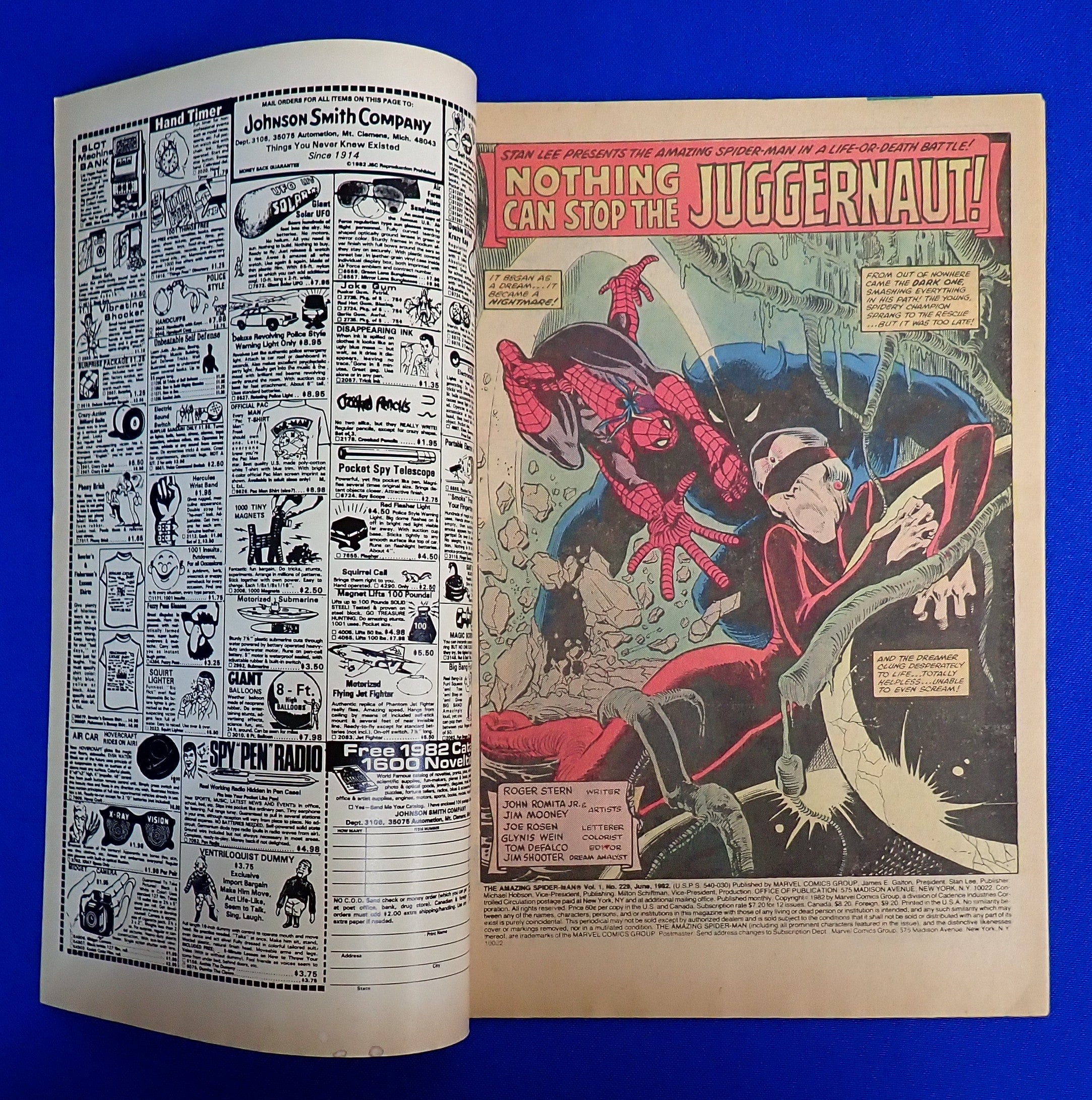 Amazing Spider-Man #229 (1982) - FN/VF (7.0) - Juggernaut Storyline P1