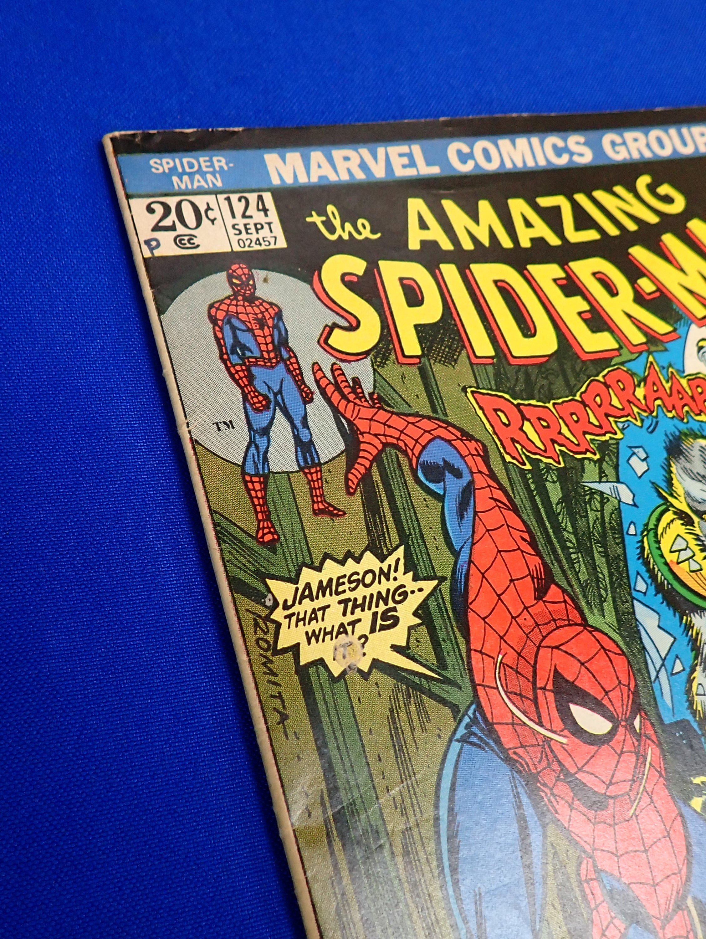 Amazing Spider-Man #124 (1973) - VG (4.0) - 1st App. of Man-Wolf