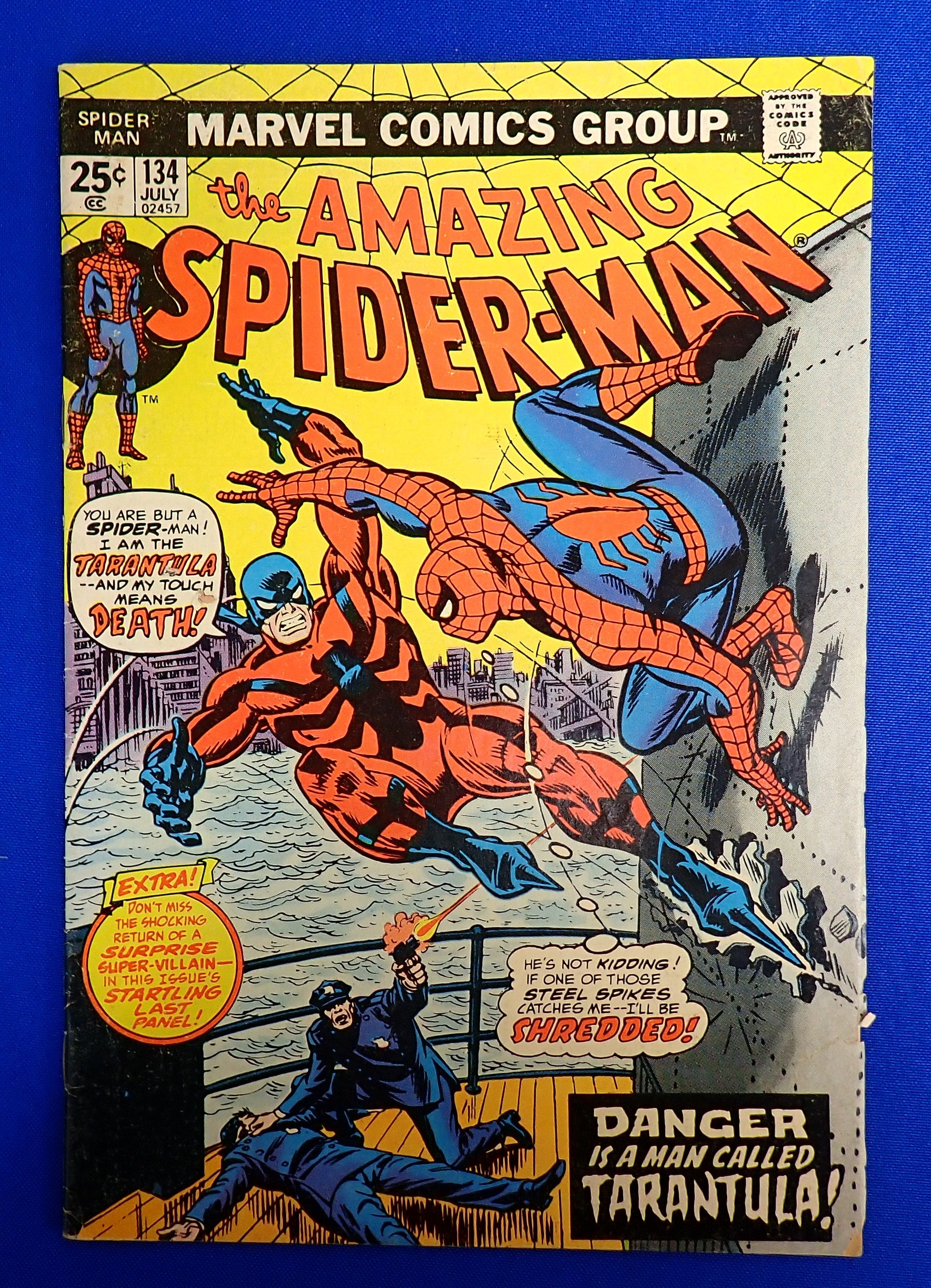 Amazing Spider-Man #134 (1974) - GD/VG (2.5-3.0) - 1st App. Tarantula, 2nd Punisher