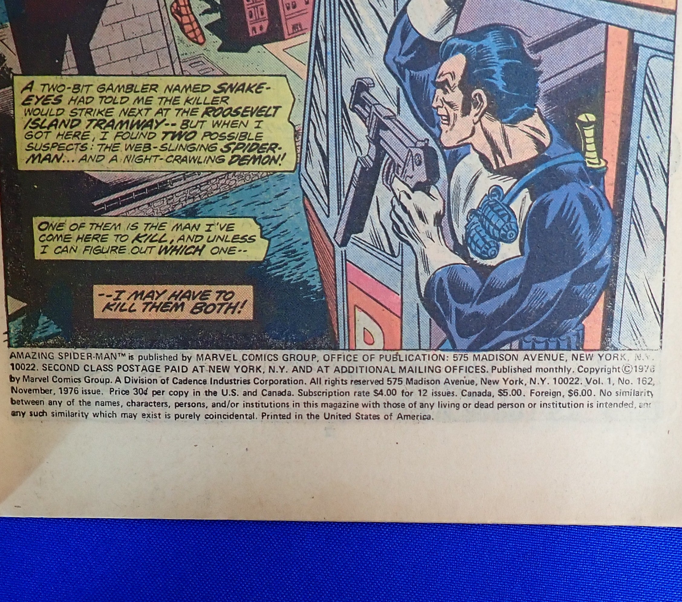 Amazing Spider-Man #162 (1976) - FN (6.0) - 1st App. Jigsaw