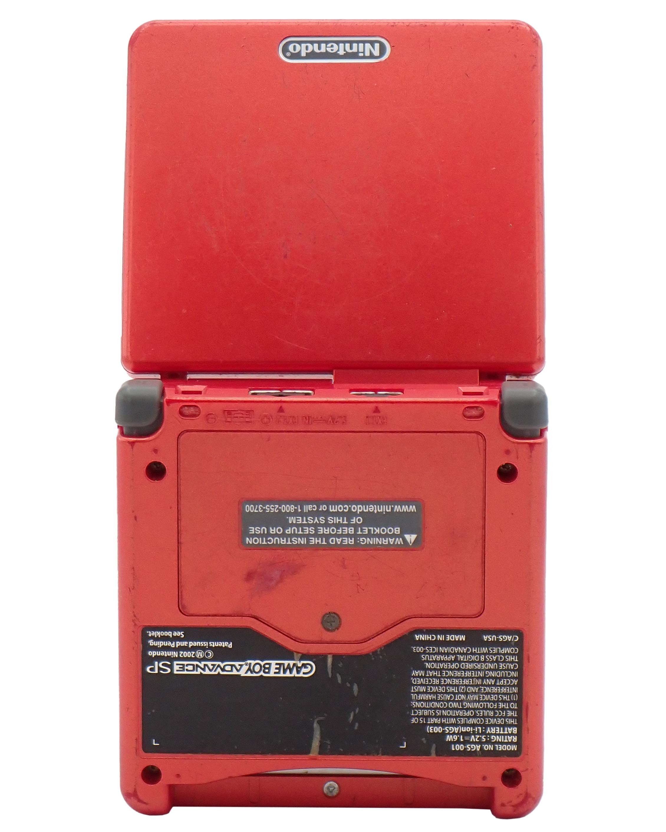 Game Boy Advance SP - Flame Red