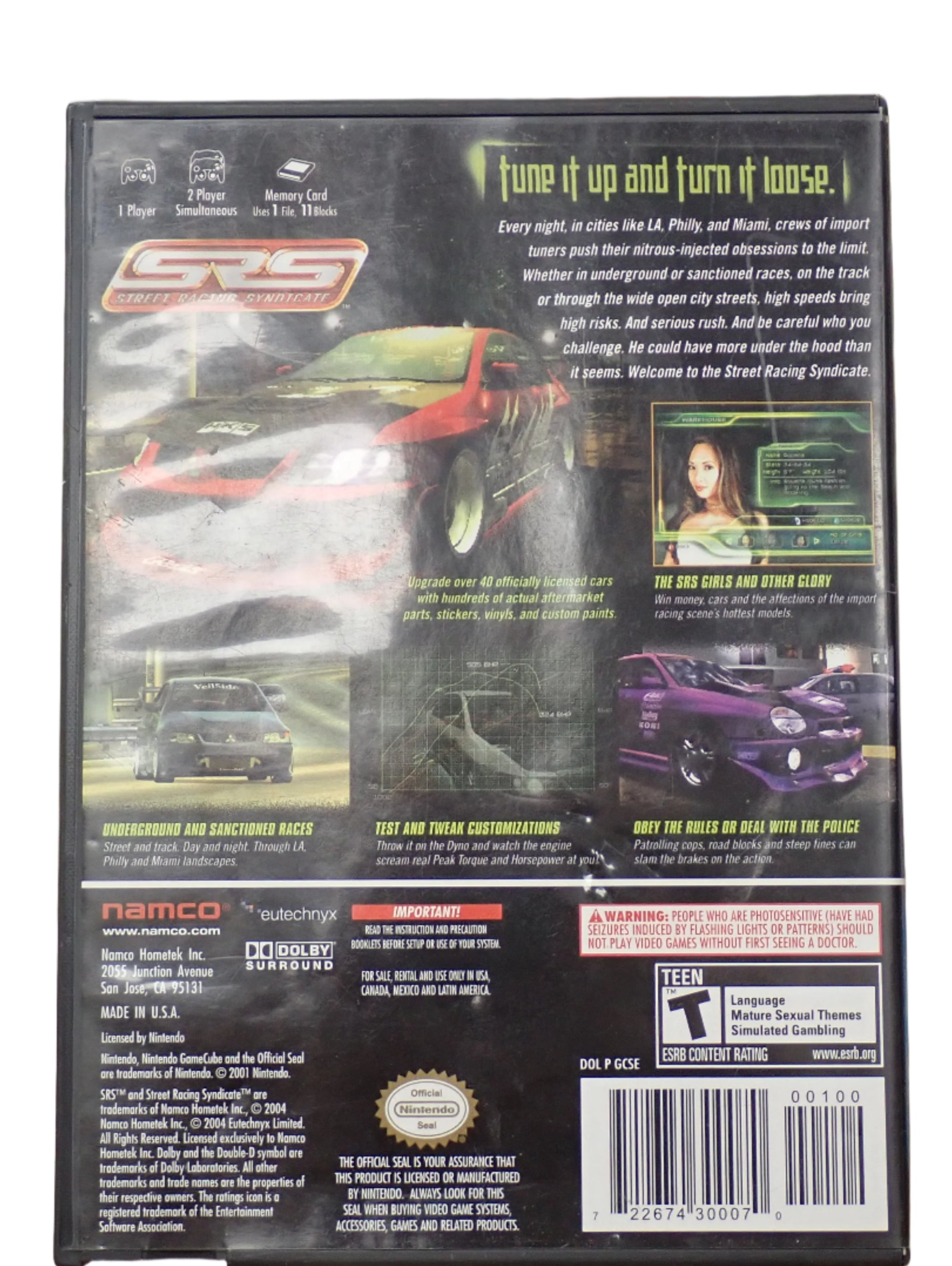 Street Racing Syndicate - Gamecube