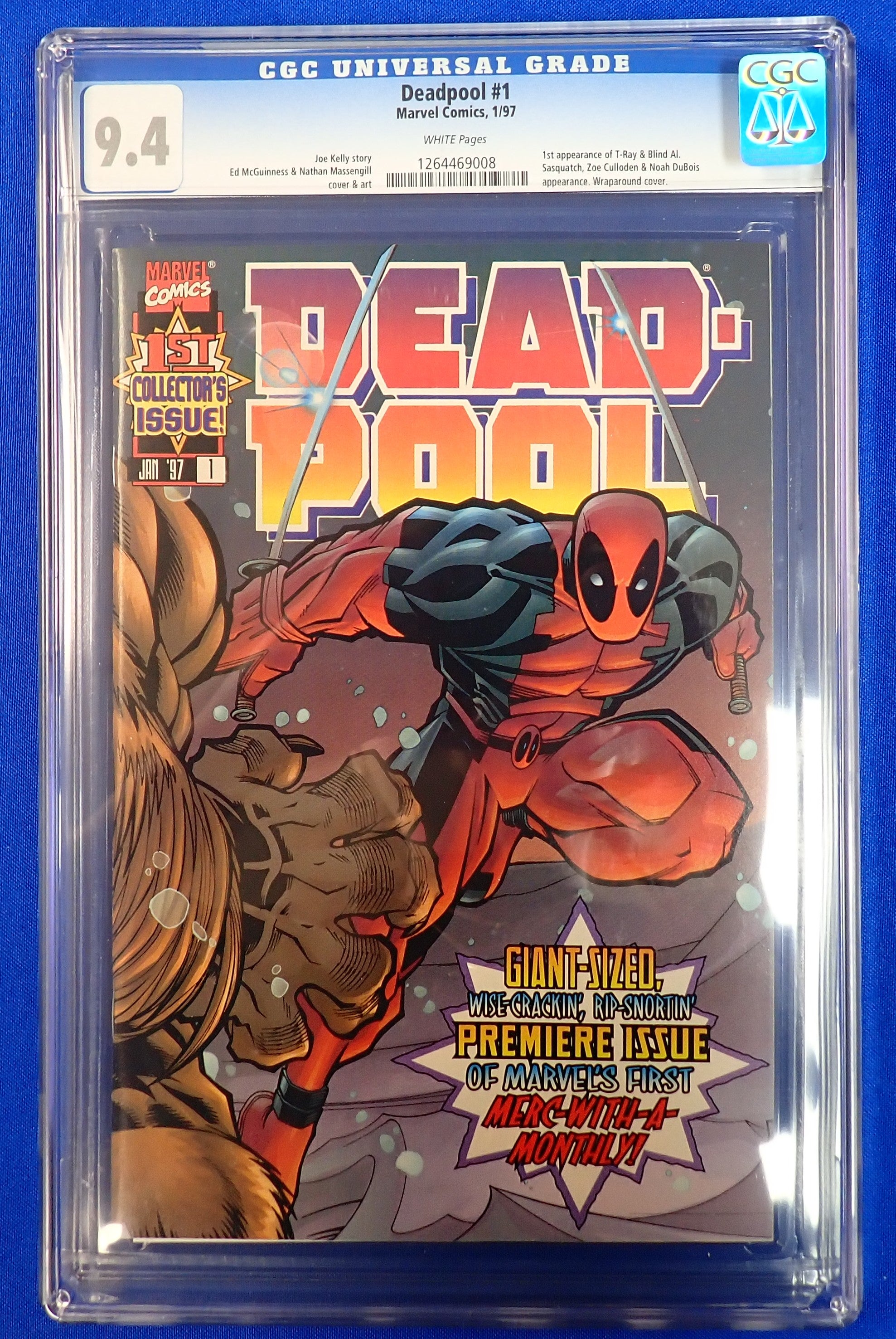 Deadpool #1 (2019) - CGC 9.4 - 1st App. T-Ray & Blind Al
