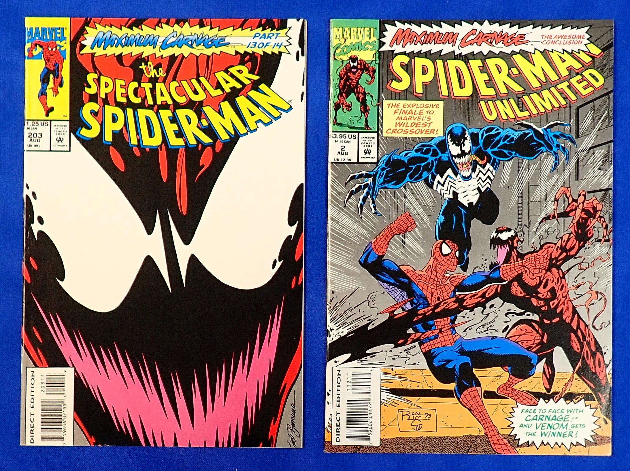 Maximum Carnage (1993) #1-14 Mini Series Set - VF+ (8.5) - Complete Series