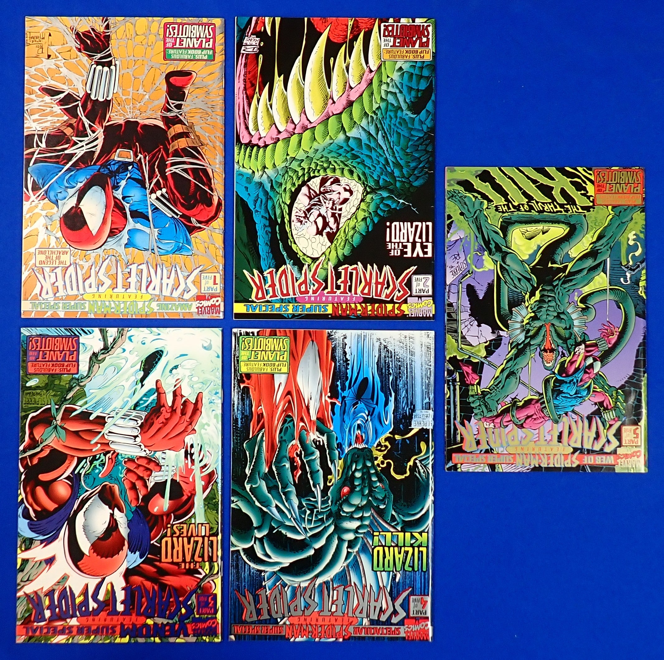 Spider-Man: Planet of Symbiotes (1995) #1-5 Set - NM+ (9.0+) - Complete Mini Series