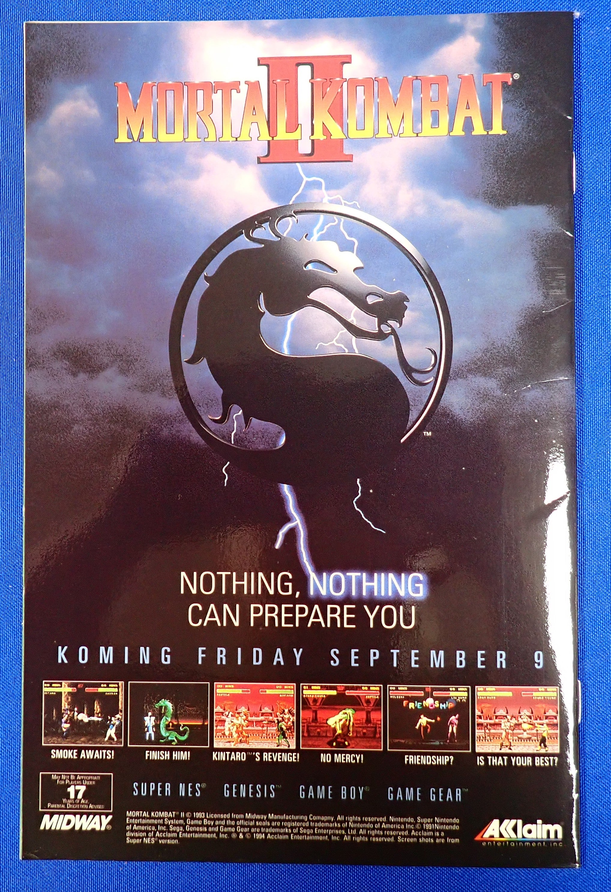 Mortal Kombat: Goro Prince of Pain (1994) - FN/VF (7.0) - Silver Foil Variant