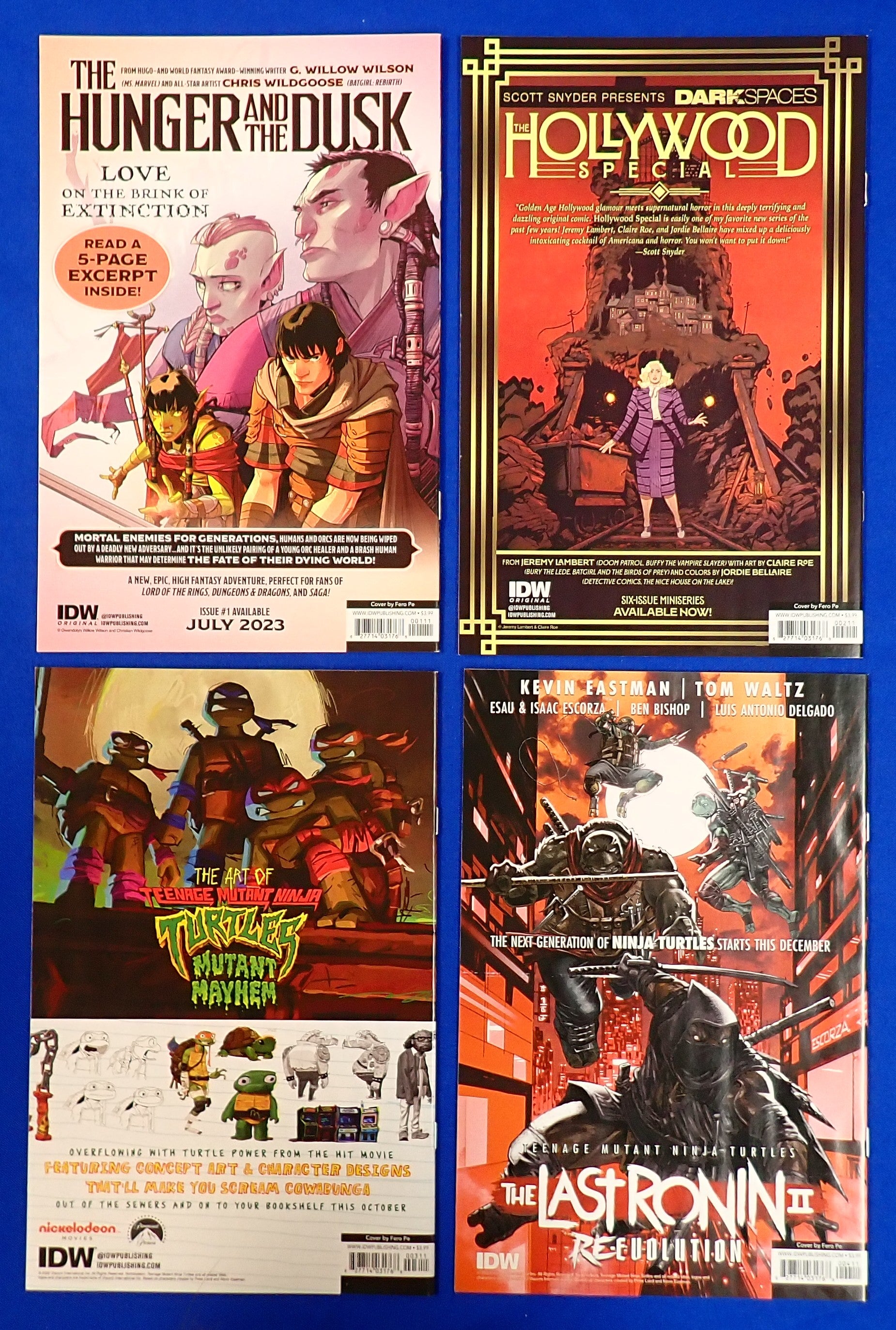 Teenage Mutant Ninja Turtles x Stranger Things #1-4 (2023) - NM+ (9.2+) - Complete Mini Series