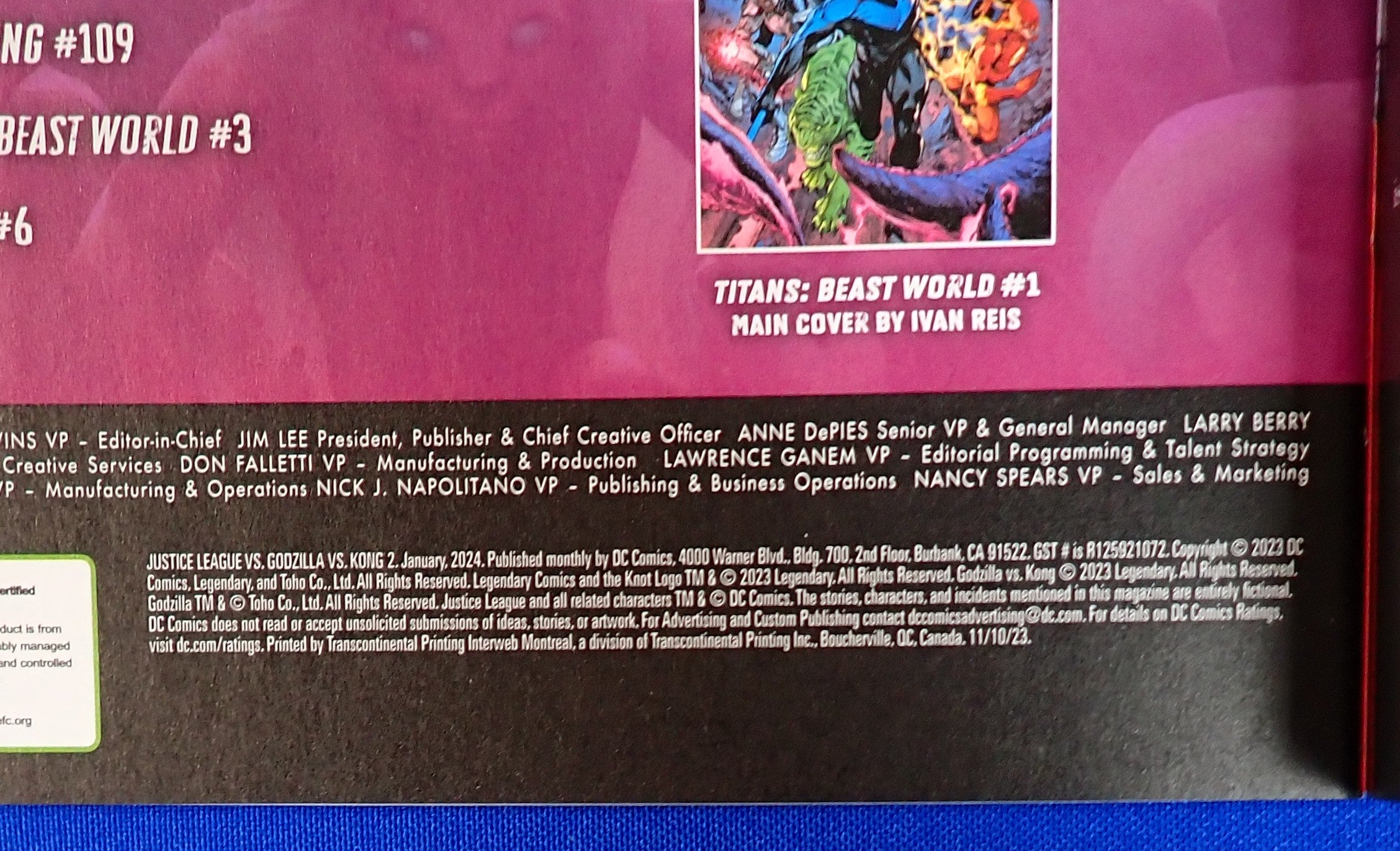 Justice League Vs. Godzilla Vs. Kong (2023) #1-7 Set - NM+ (9.2+) - Complete Mini Series