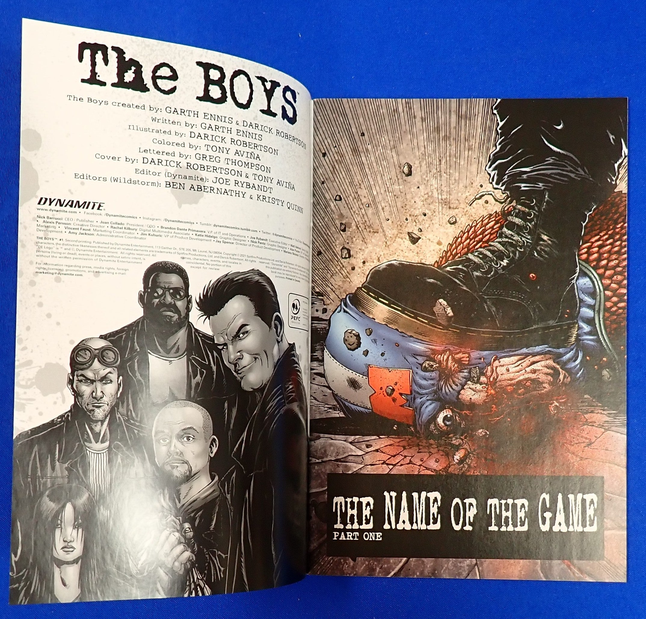 The Boys #1 (2021) - NM+ (9.2+) - Dynamite Variant