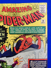 Amazing Spider-Man #14 (1964) - GD/VG- (3.0-3.5) - 1st App. Green Goblin