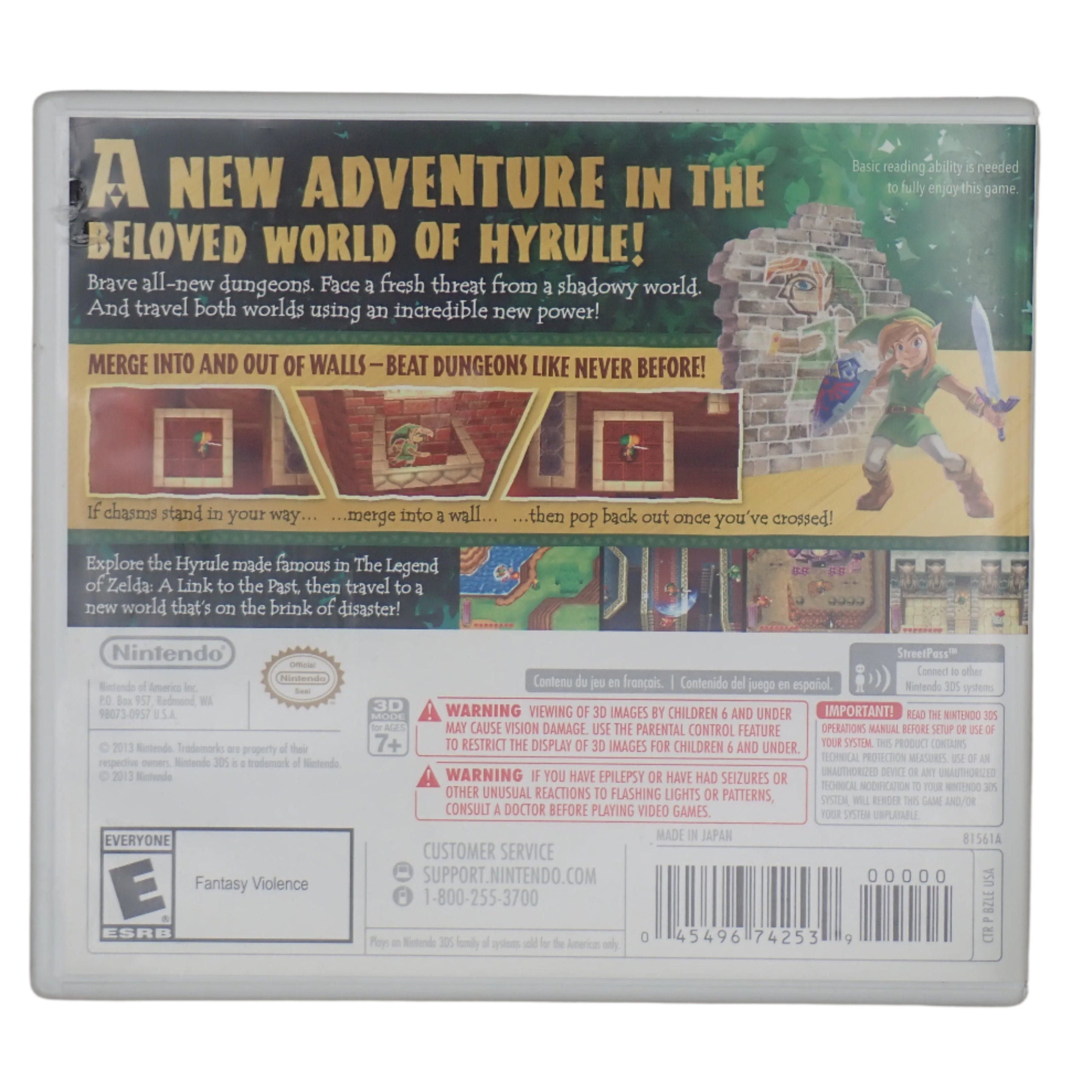 The Legend of Zelda A Link Between Worlds - 3DS