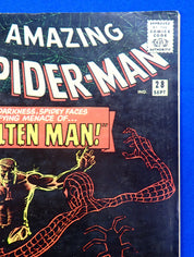 Amazing Spider-Man #28 (1965) - VF-/VF (7.5-8.0) - 1st App. & Origin of Molten Man