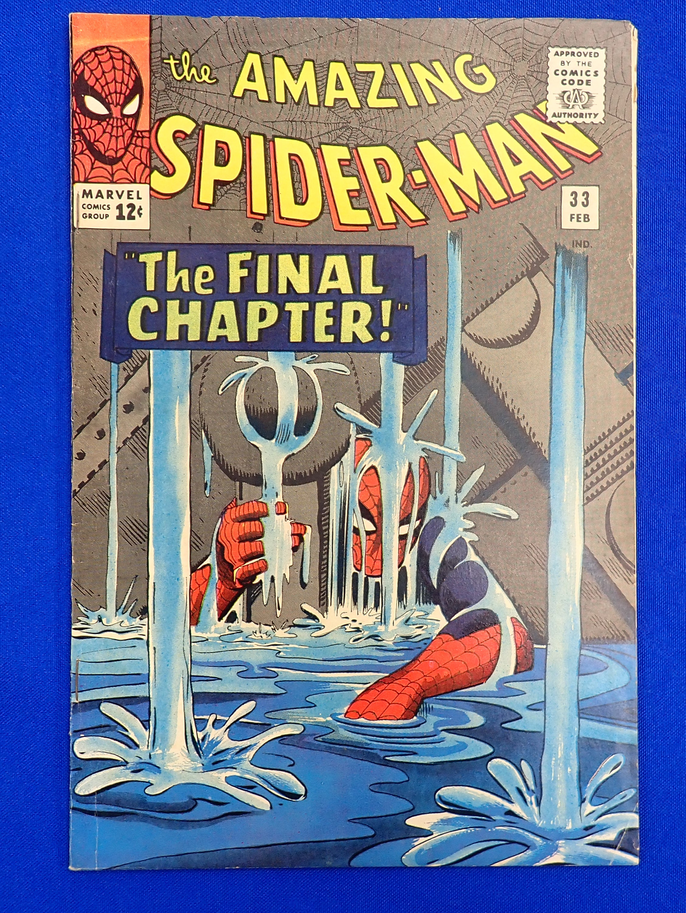 Amazing Spider-Man #33 (1966) - FN/VF- (7.0-7.5) - Debut of Super Strength