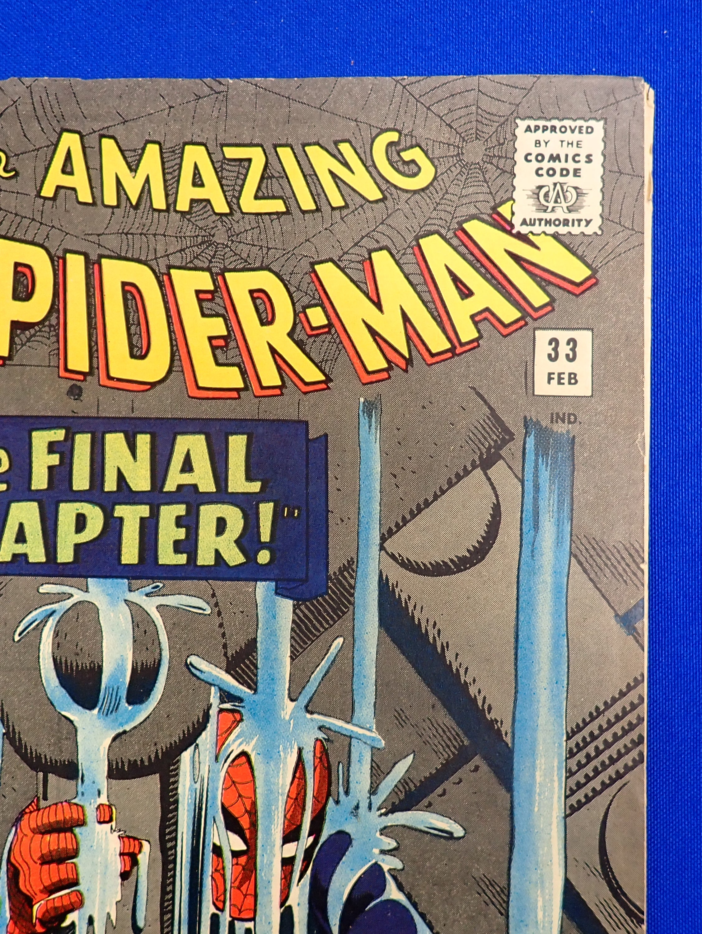 Amazing Spider-Man #33 (1966) - FN/VF- (7.0-7.5) - Debut of Super Strength