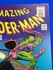 Amazing Spider-Man #39 (1966) - VF+/NM- (8.5-9.0) - 1st John Romita AMS Artwork