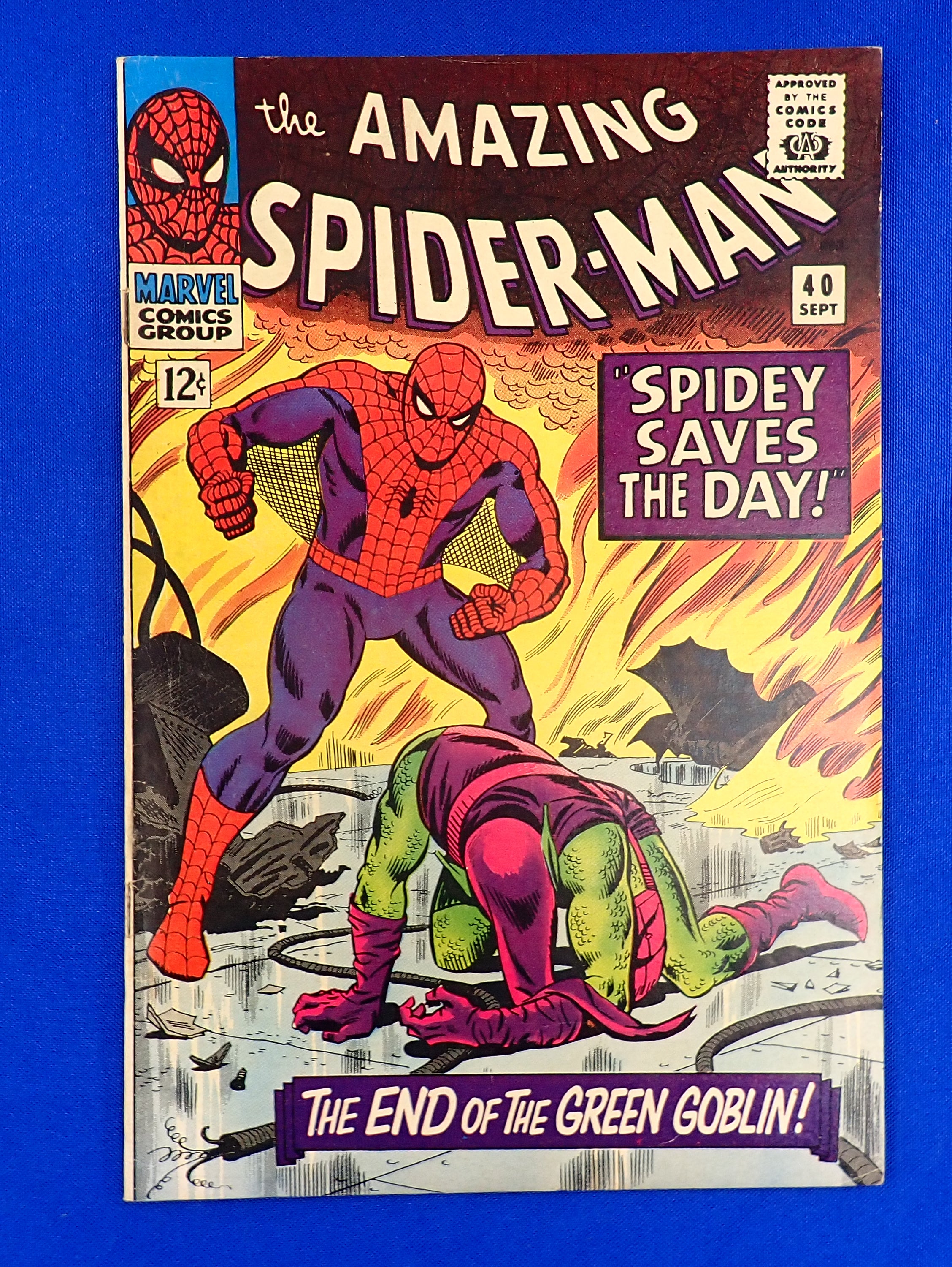 Amazing Spider-Man #40 (1966) - VF- (7.5) - Origin of Green Goblin