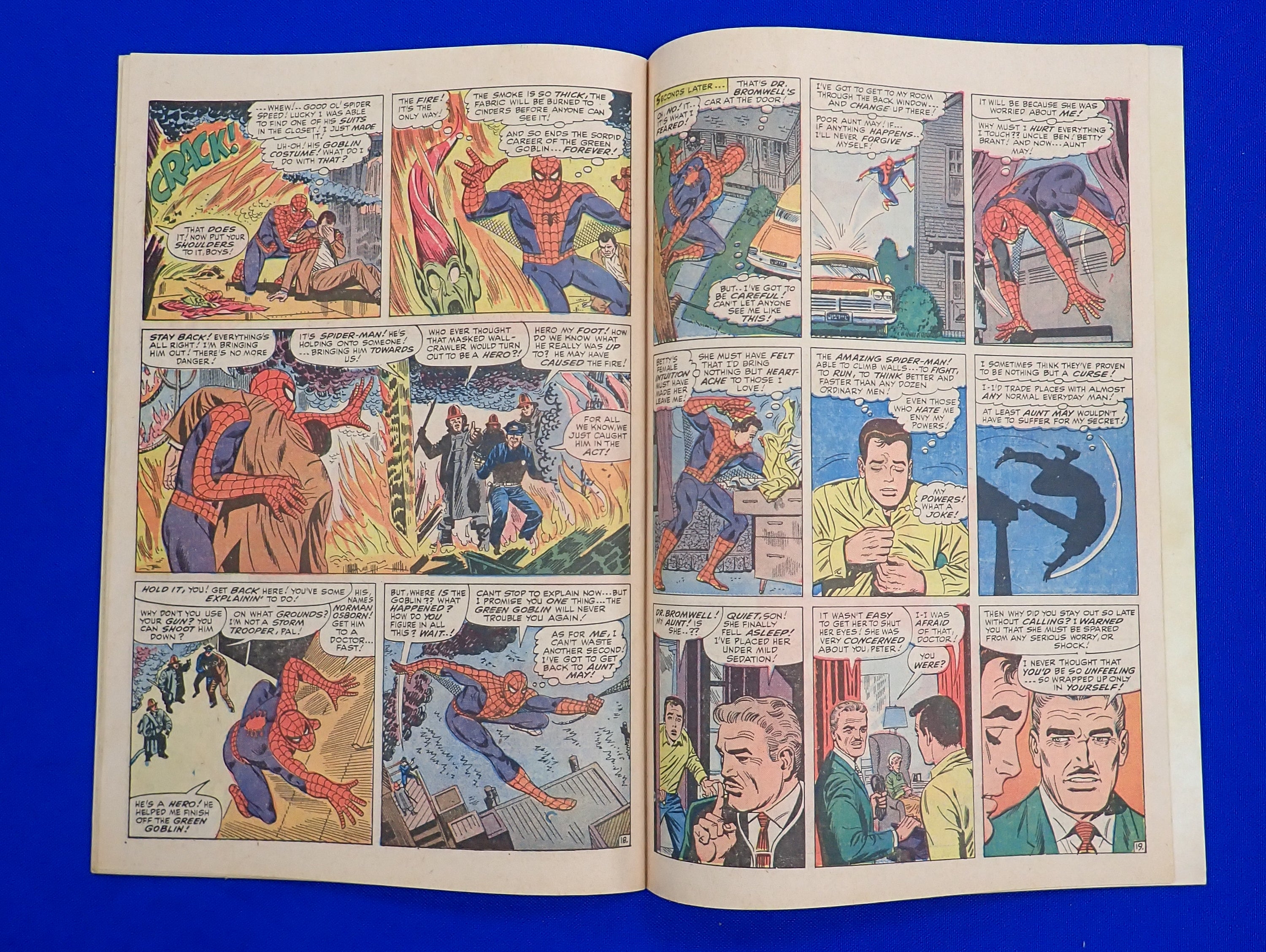 Amazing Spider-Man #40 (1966) - VF- (7.5) - Origin of Green Goblin