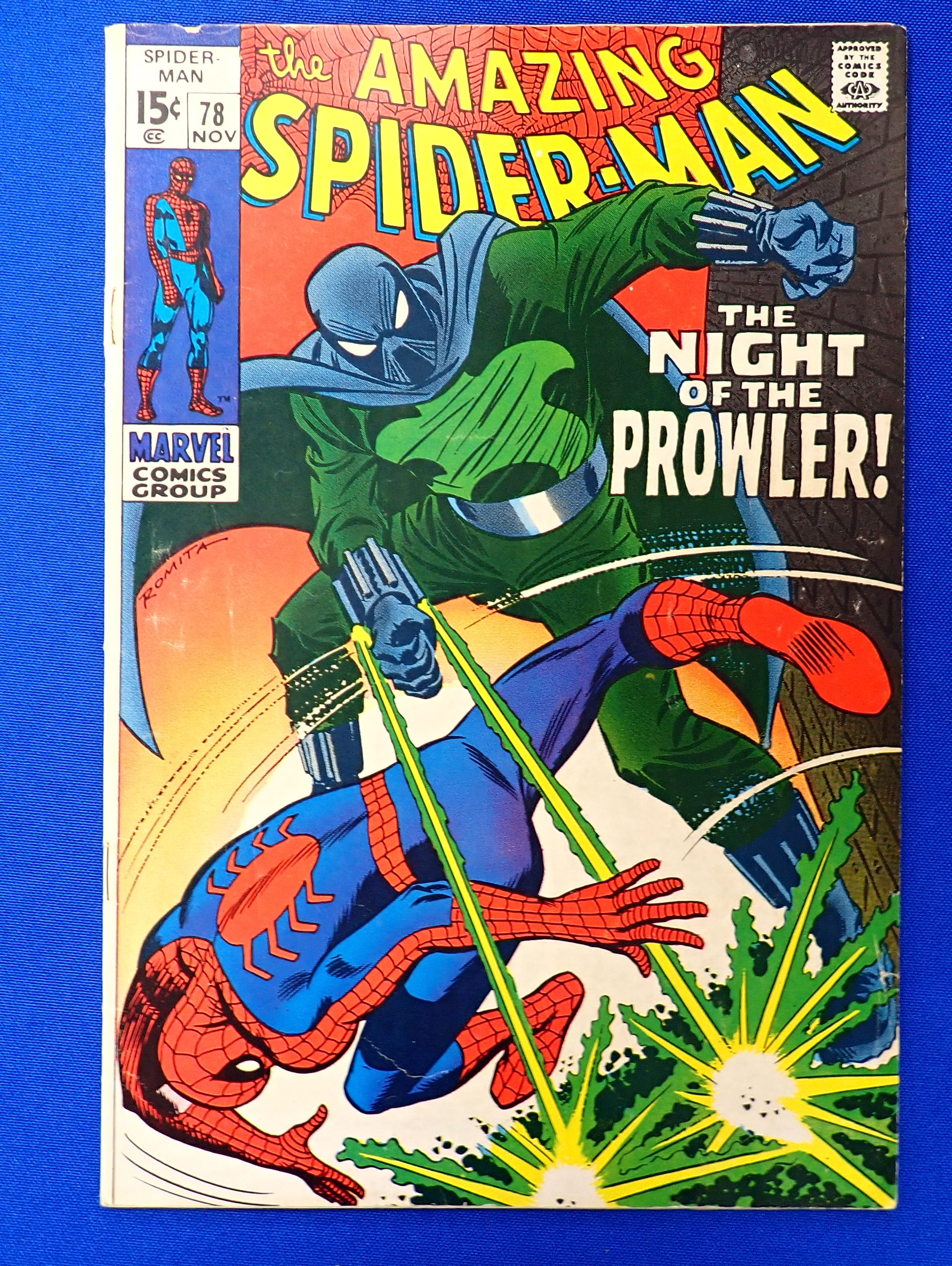 Amazing Spider-Man #78 (1969) - FN/FN- (5.5-6.0) - 1st Prowler App.