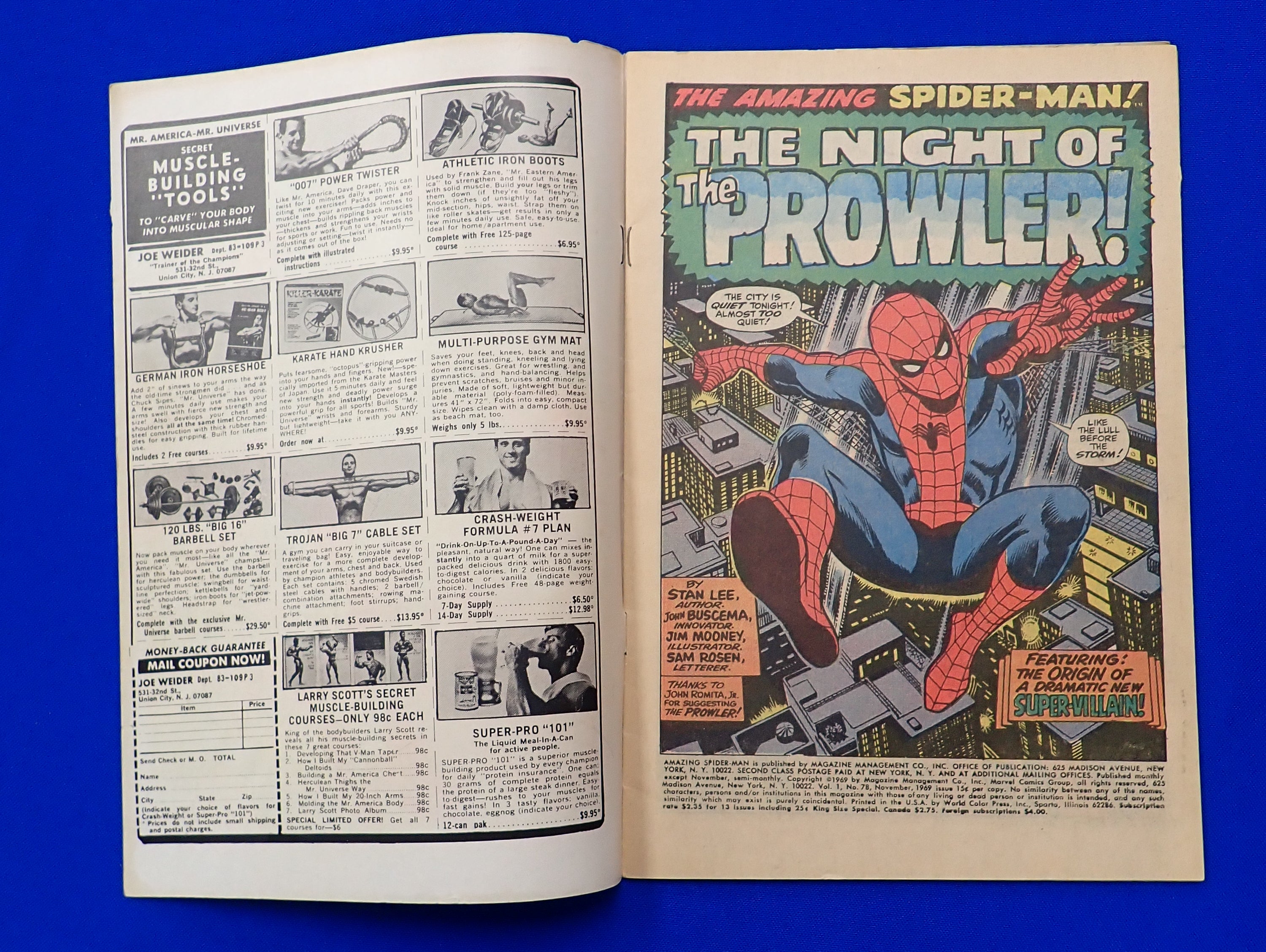 Amazing Spider-Man #78 (1969) - FN/FN- (5.5-6.0) - 1st Prowler App.