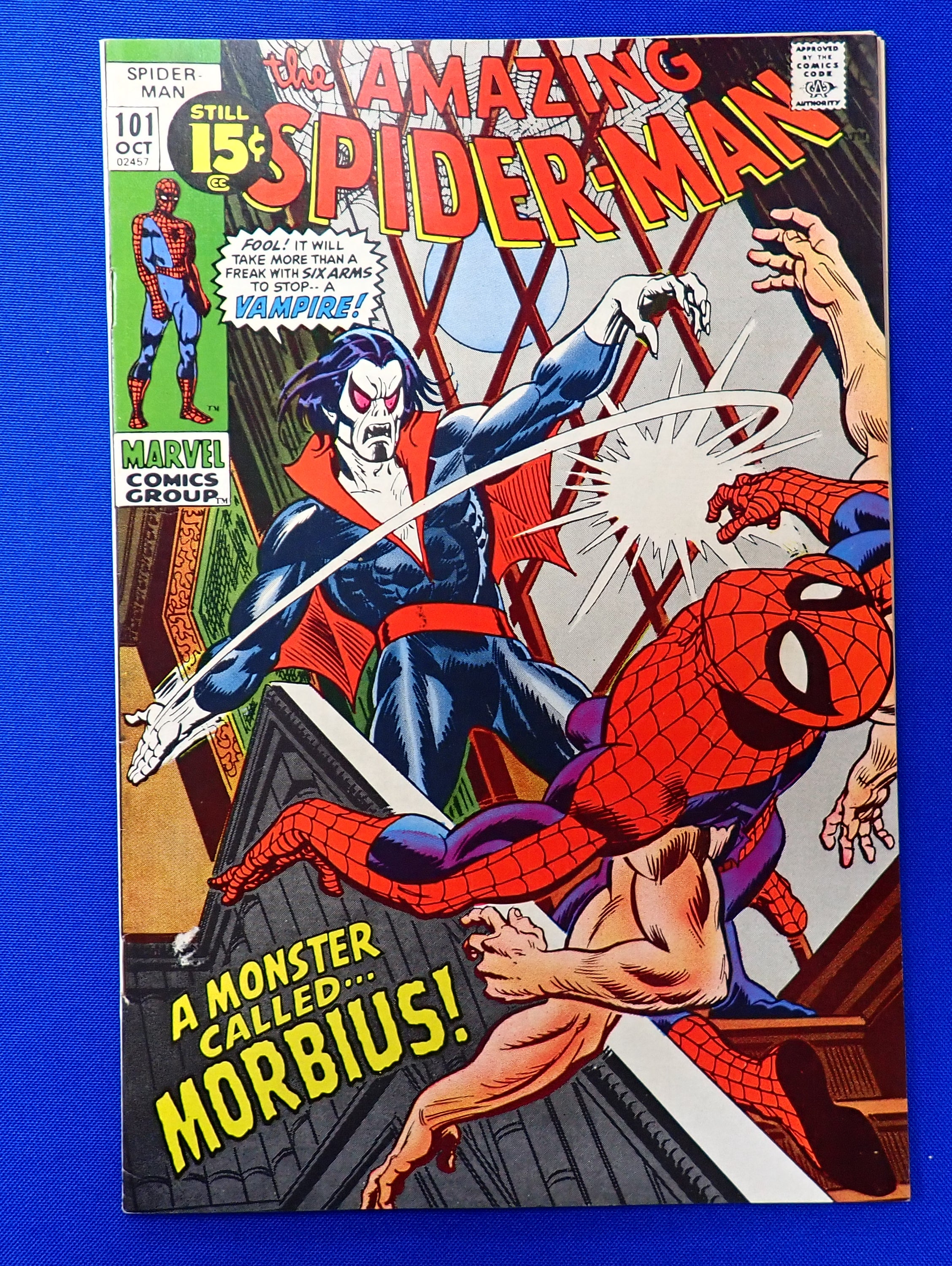 Amazing Spider-Man #101 (1971) - NM- (9.0) - 1st App. Morbius