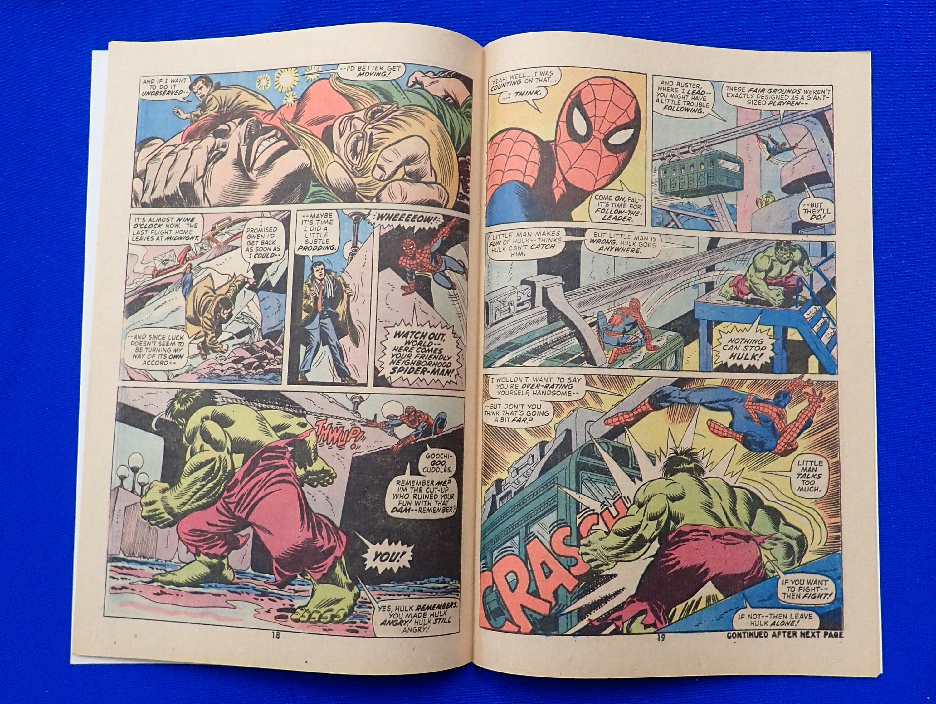 Amazing Spider-Man #120 (1973) - NM+ (9.2+) - Spider-Man v. Hulk pt.2