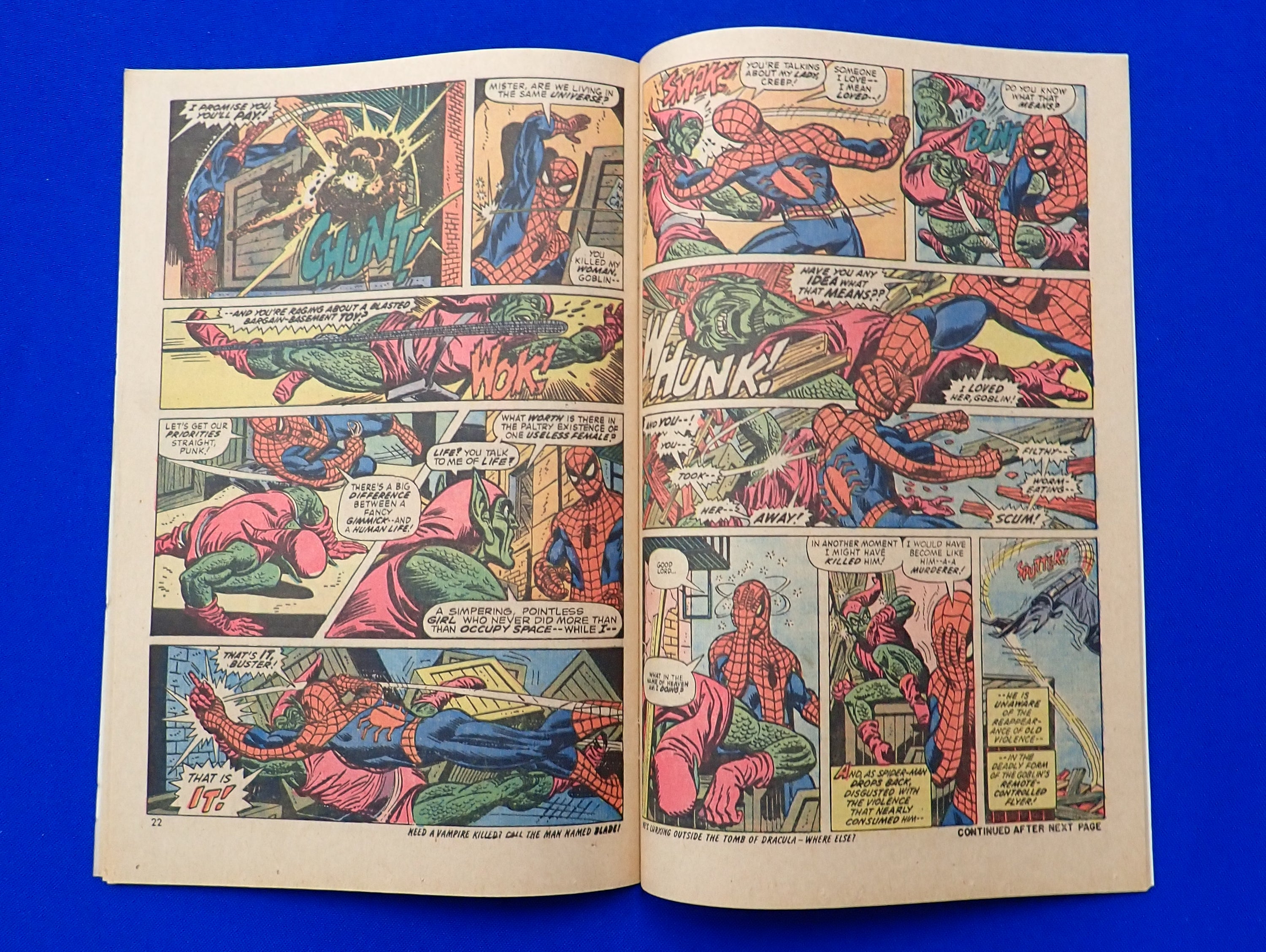 Amazing Spider-Man #122 (1973) - VF (8.0) - Death of Green Goblin.