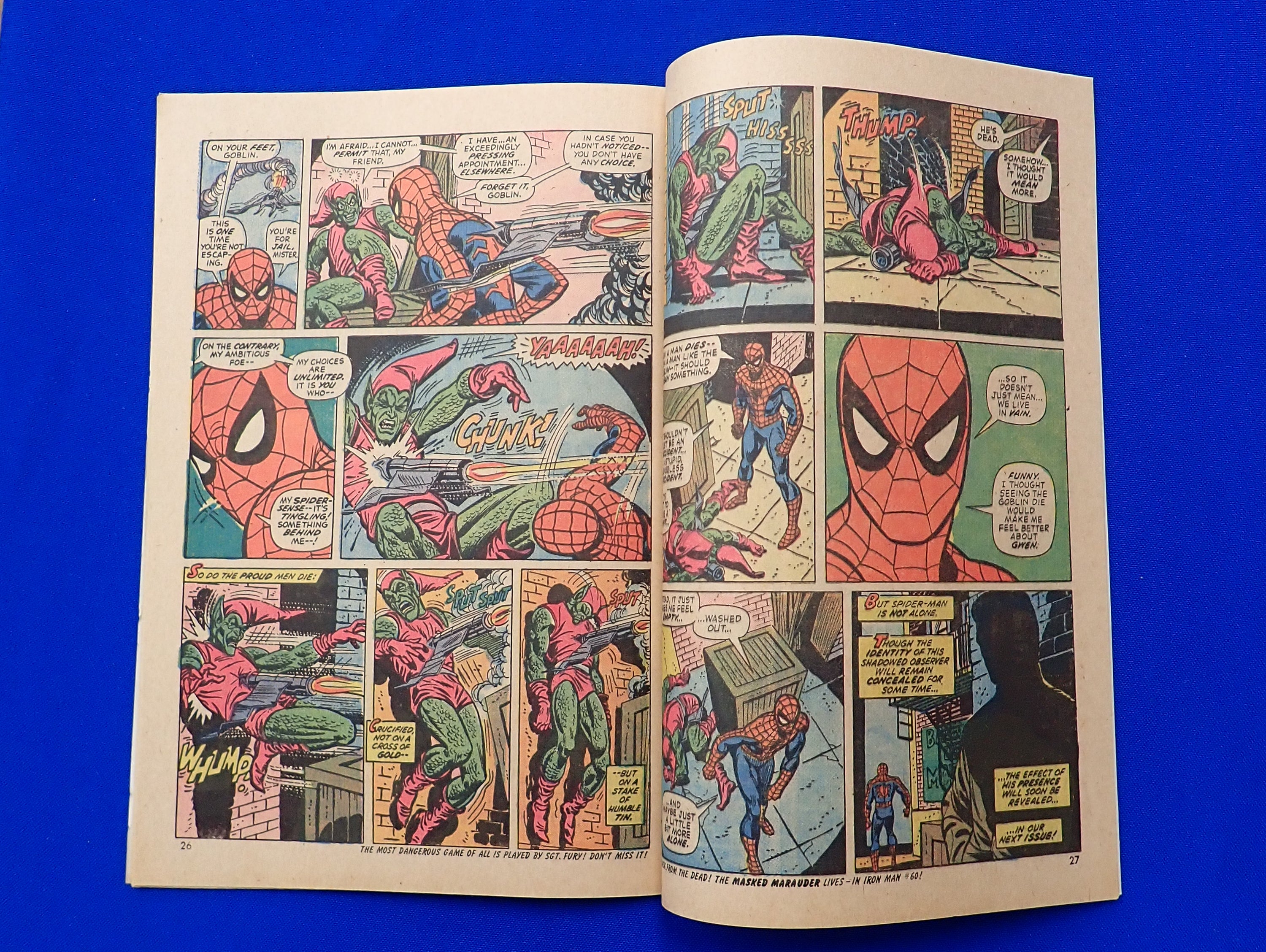 Amazing Spider-Man #122 (1973) - VF (8.0) - Death of Green Goblin.