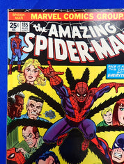 Amazing Spider-Man #135 (1974) - VF/VF+ (8.0-8.5) - 3rd App. Punisher