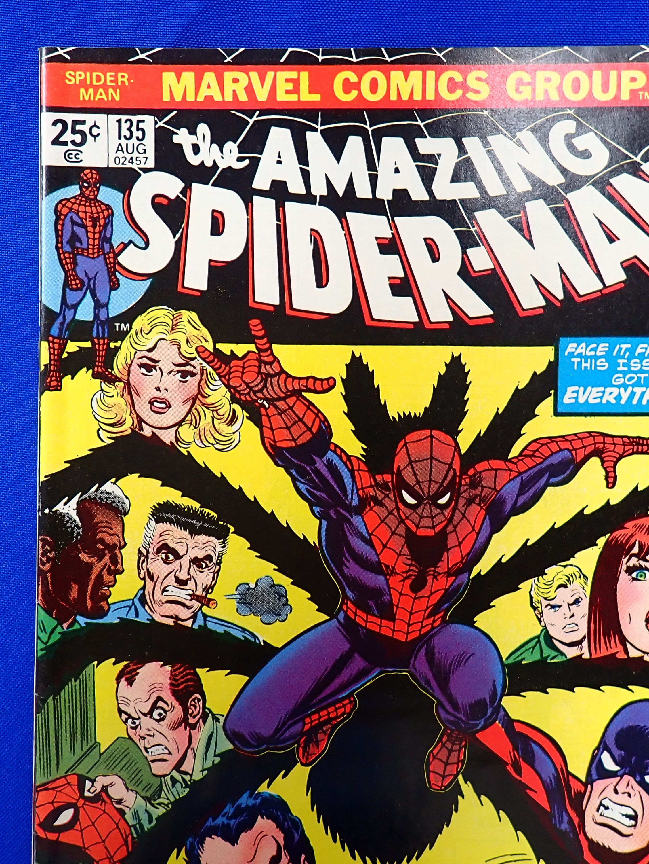 Amazing Spider-Man #135 (1974) - VF/VF+ (8.0-8.5) - 3rd App. Punisher