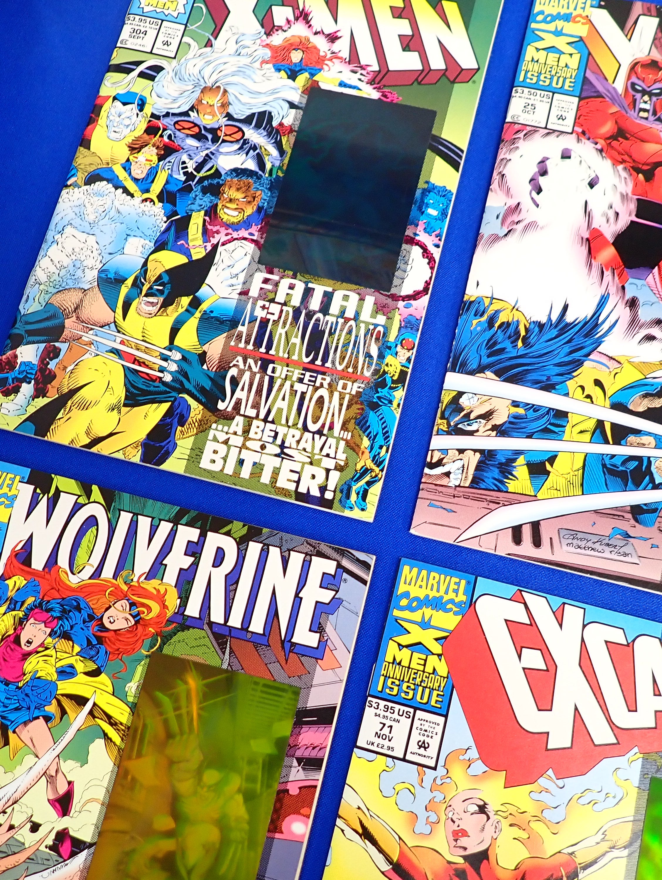 X-Men Fatal Attractions Hologram #1-6 Set (1993) - NM- (9.0) - Complete Set