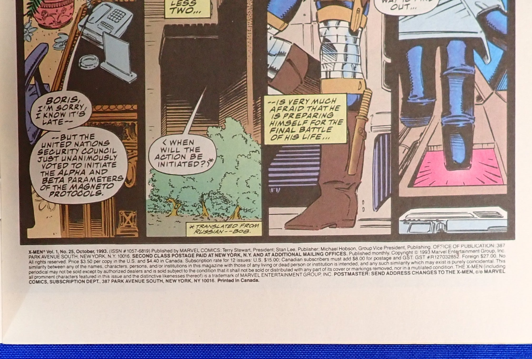 X-Men Fatal Attractions Hologram #1-6 Set (1993) - NM- (9.0) - Complete Set