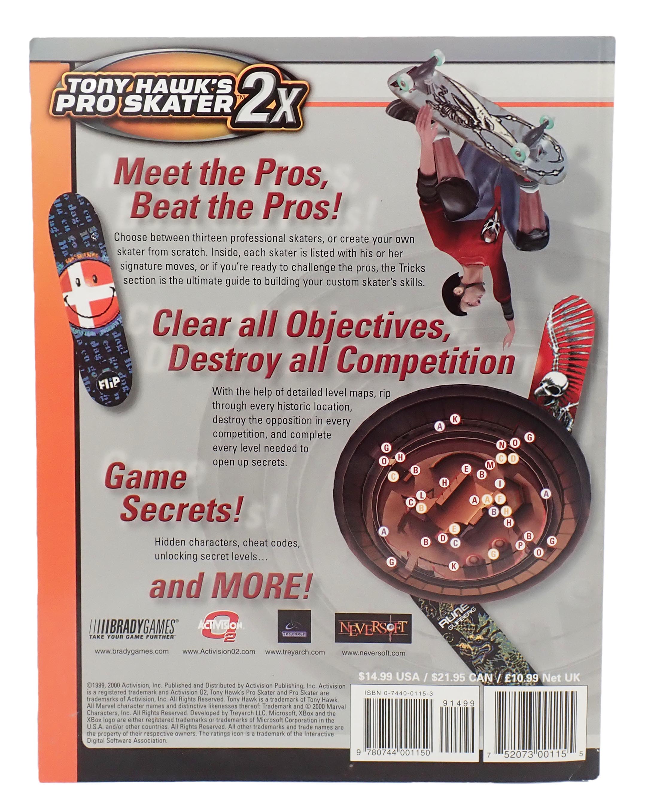 Tony Hawk's Pro Skater 2x Official Strategy Guide [Pre-Owned]