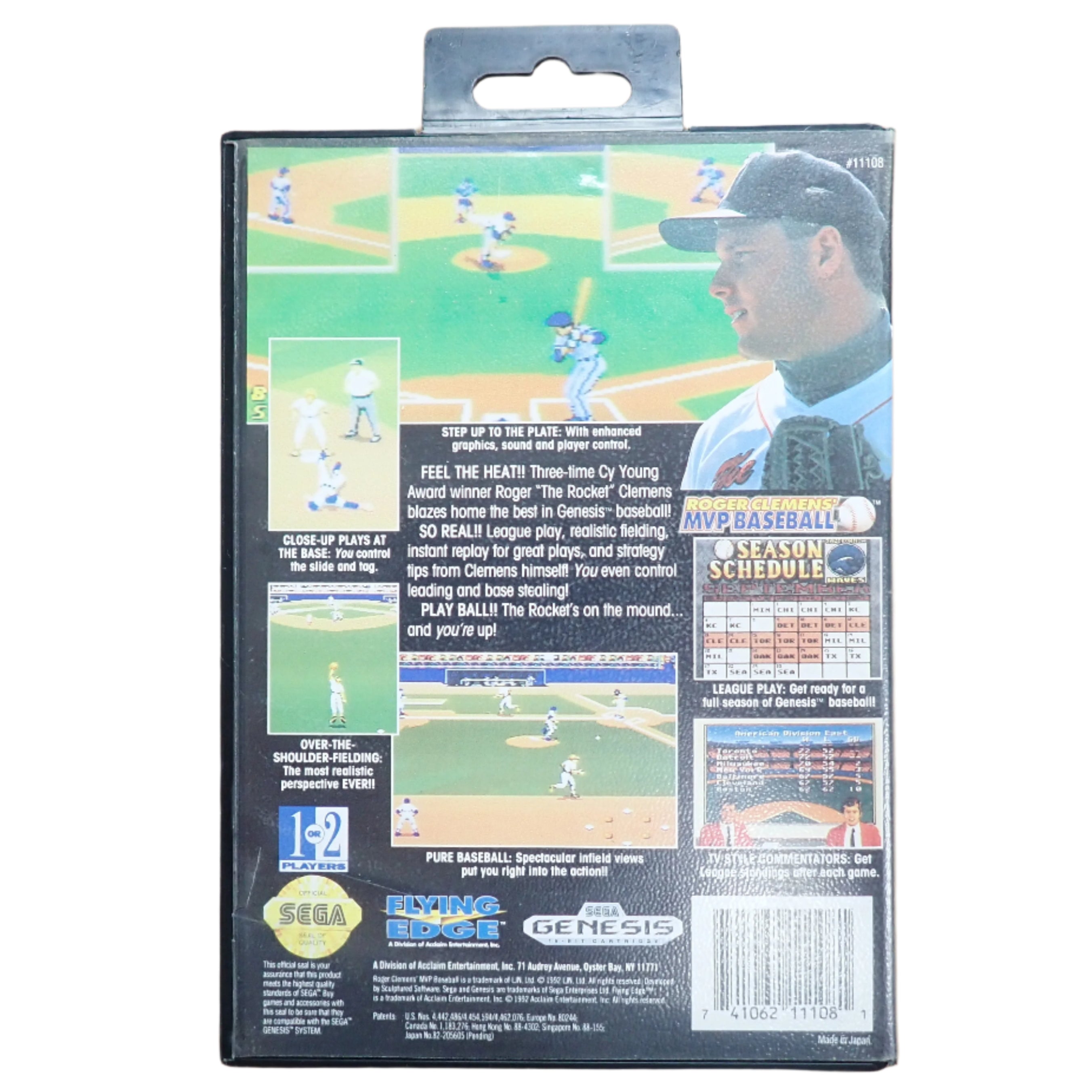 Roger Clemens' MVP Baseball - Sega Genesis