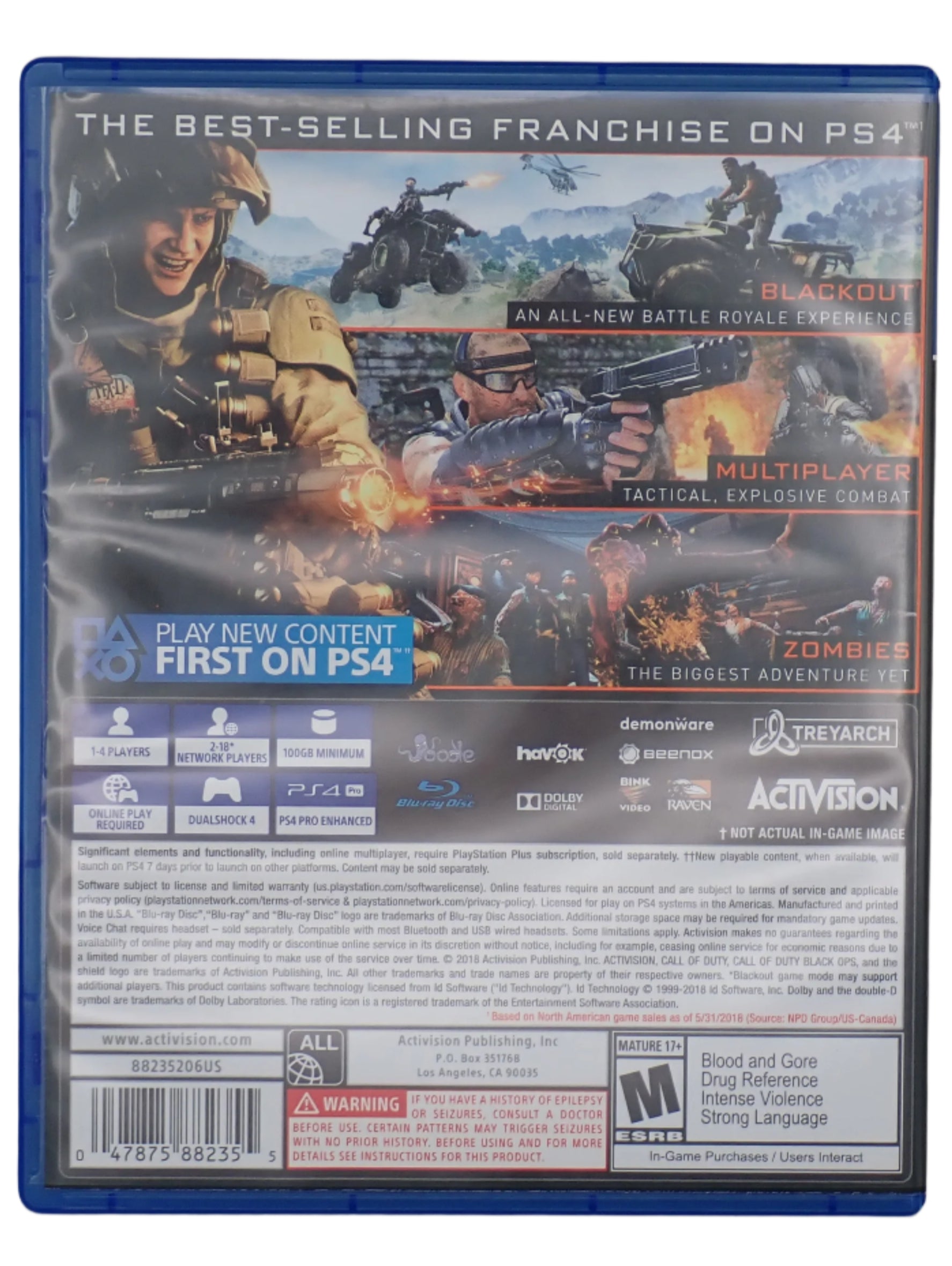 Call of Duty Black Ops 4 - PS4