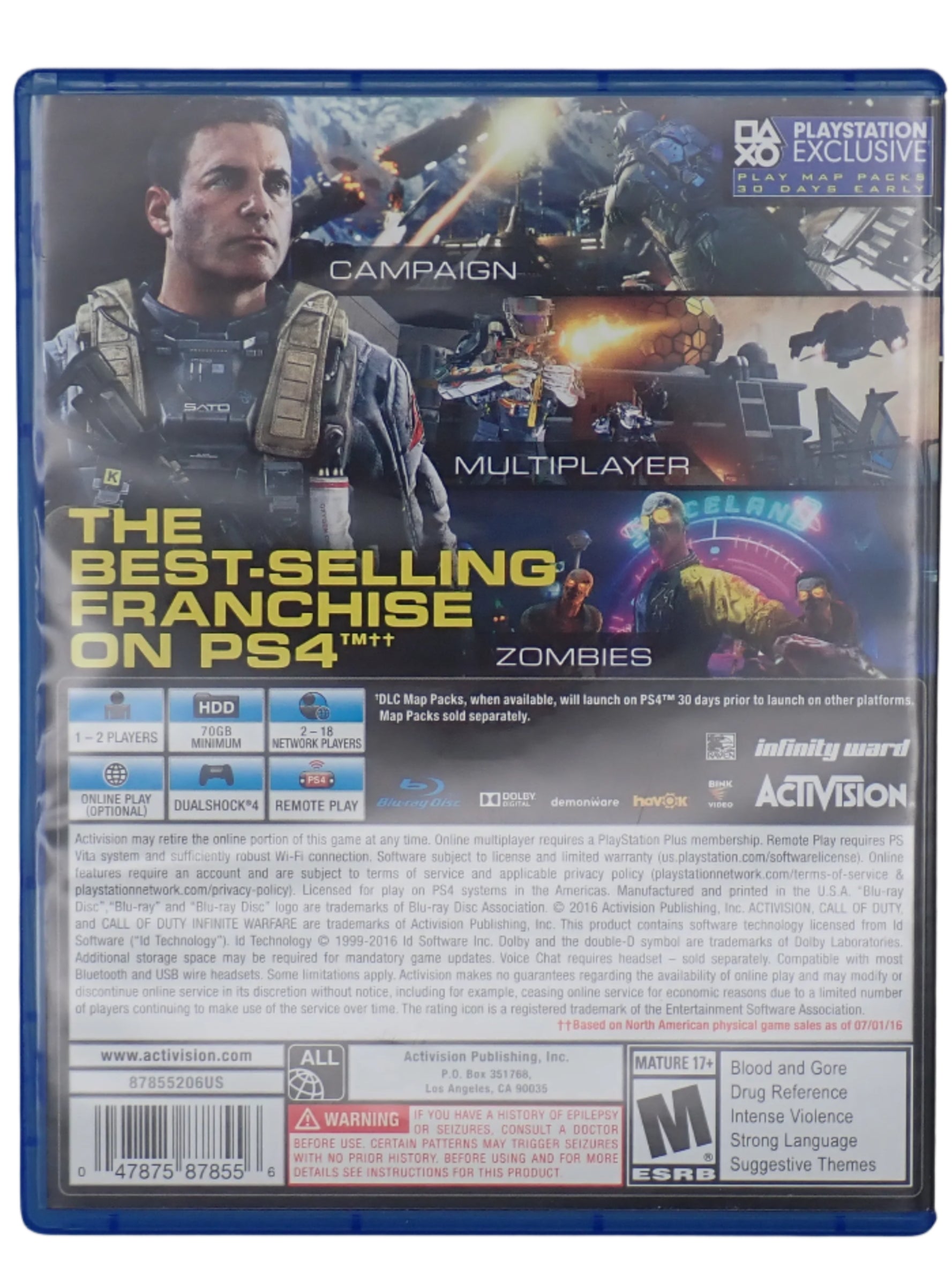 Call of Duty Infinite Warfare - PS4