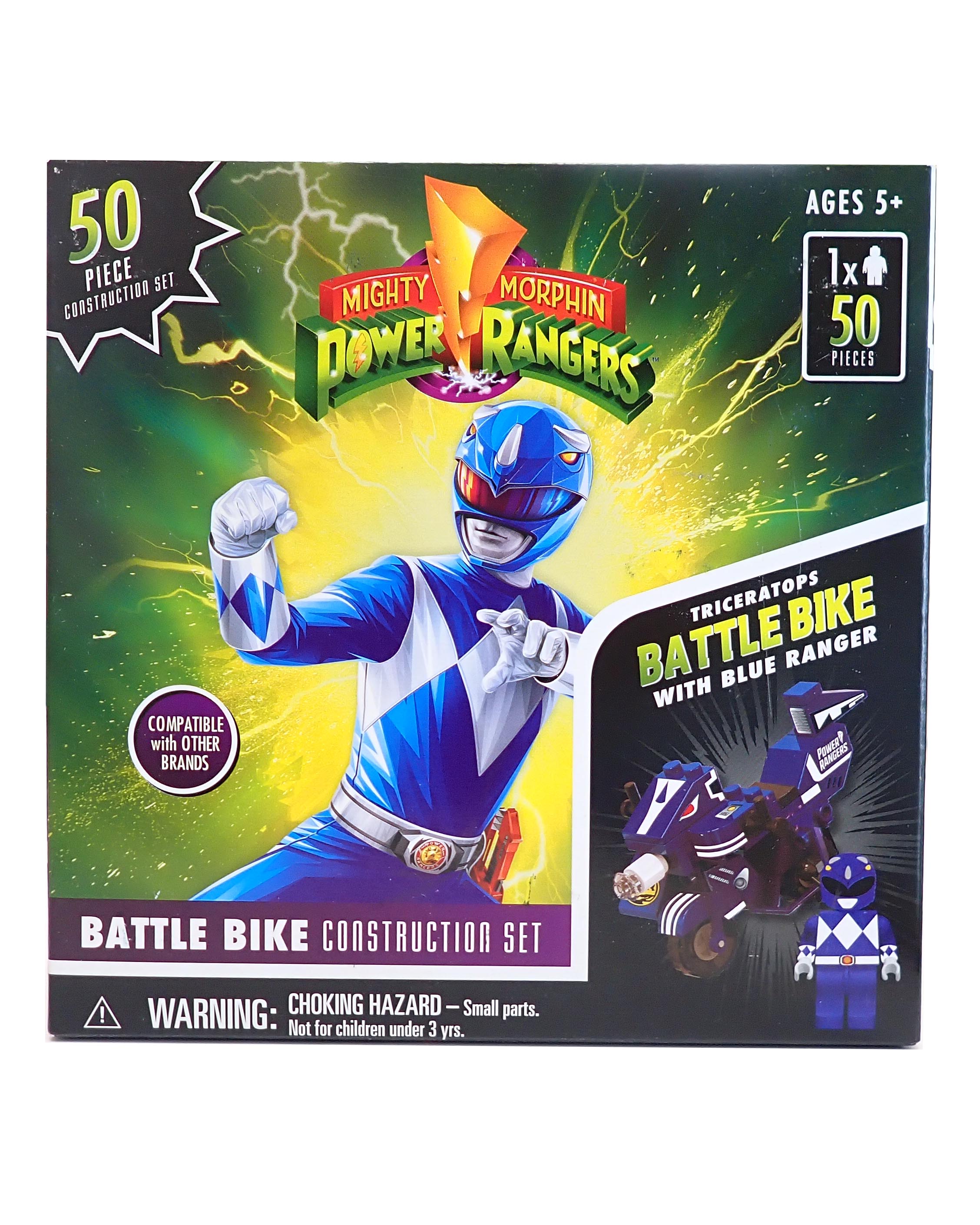 Triceratops Battle Bike with Blue Ranger [Pre-Owned] - Forever Clever
