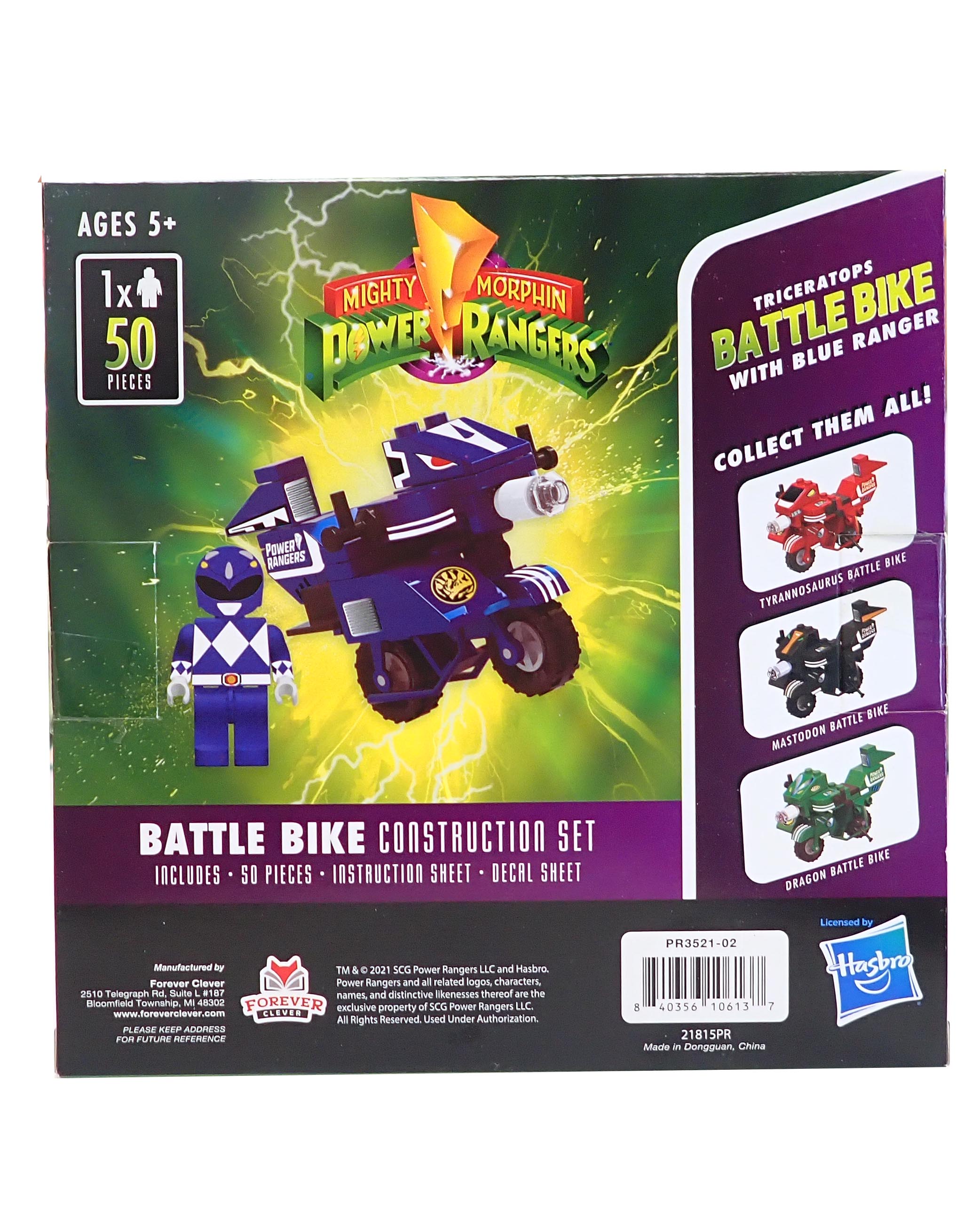 Triceratops Battle Bike with Blue Ranger [Pre-Owned] - Forever Clever