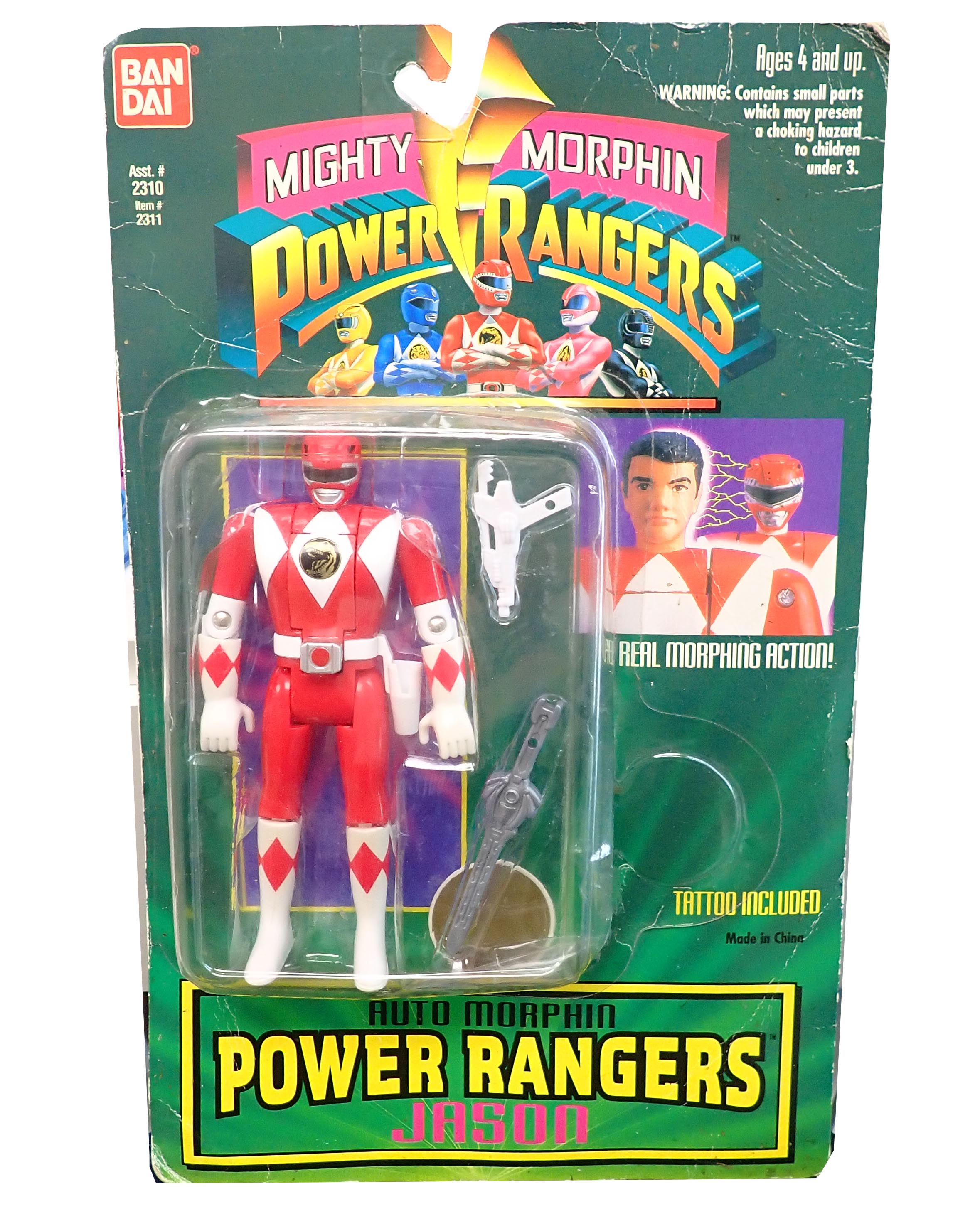 Auto Morphin Power Rangers Jason - Bandai