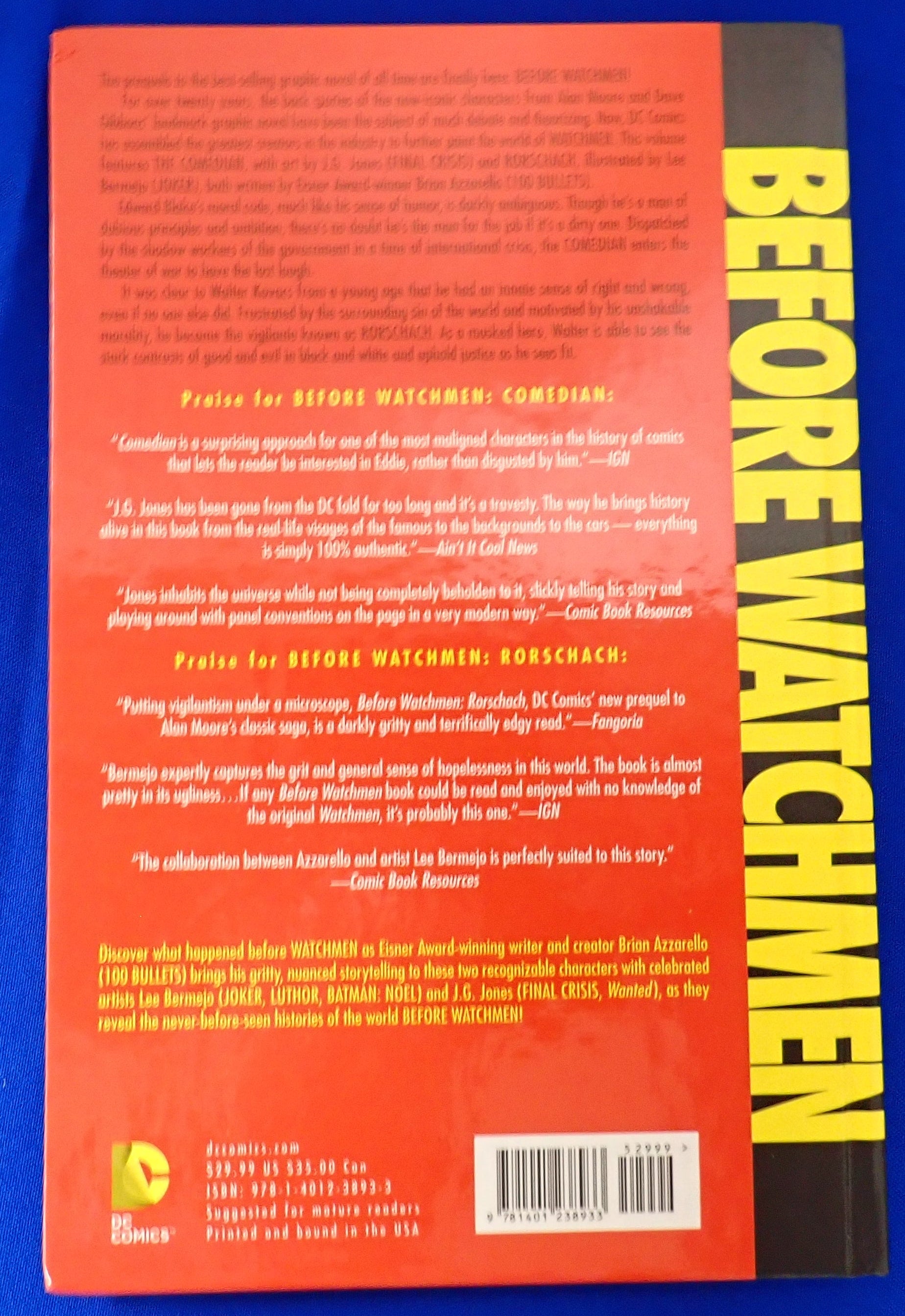 Before Watchmen: Comedian (Pre-Owned)