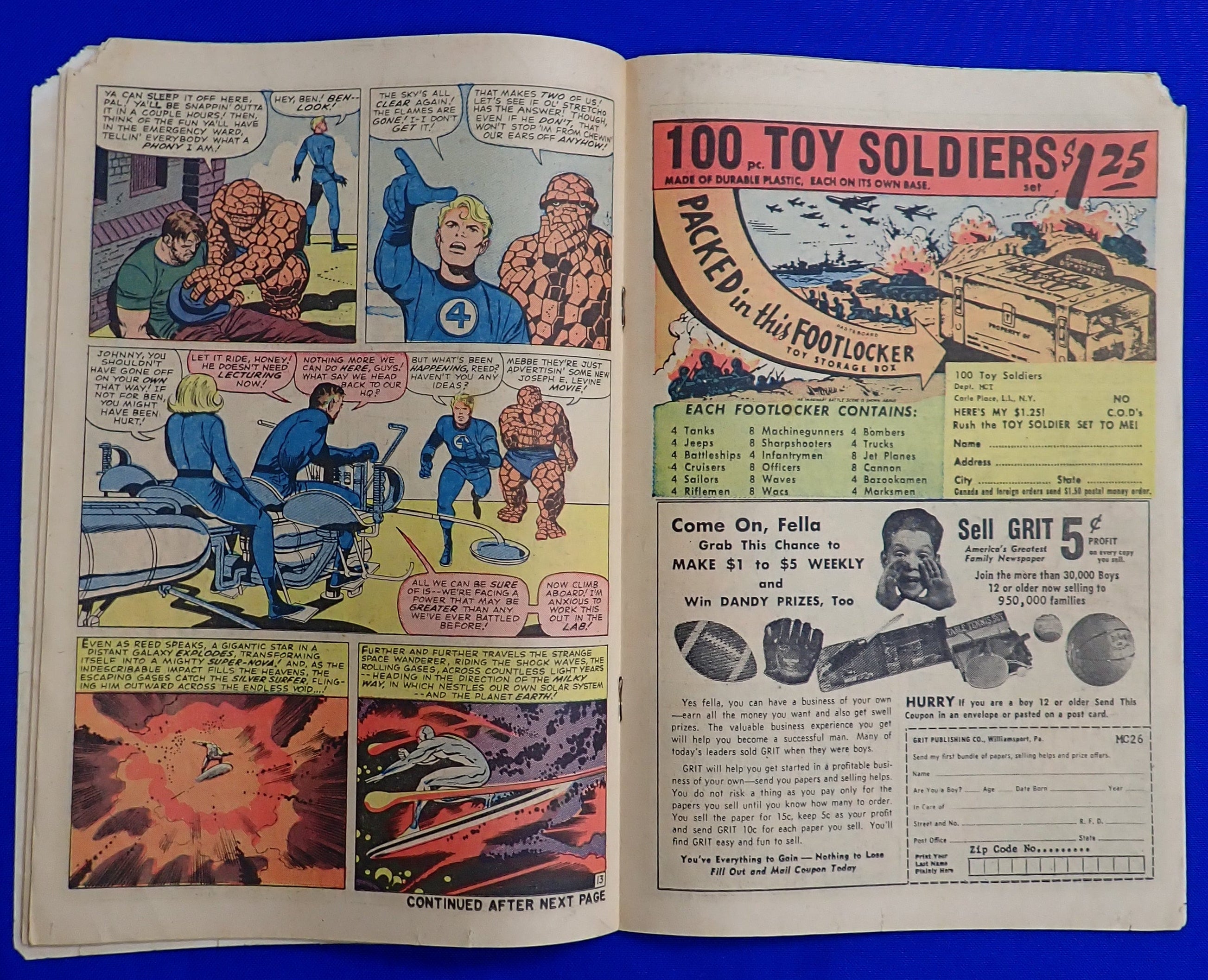 Fantastic Four #48 (1966) -  FR/GD (1.5) - 1st Silver Surfer - Low Grade