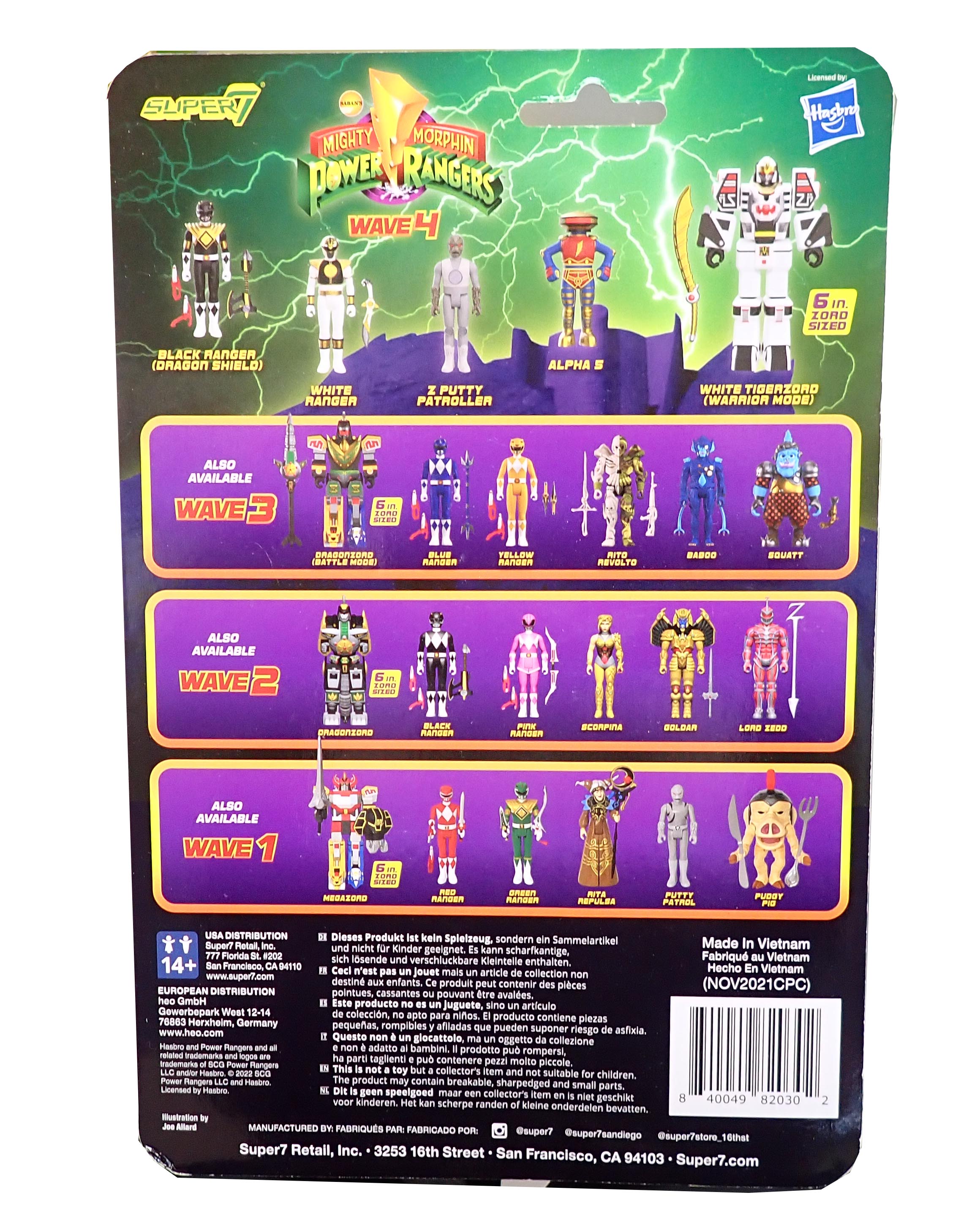 Black Ranger (Dragon Shield) - ReAction Figures